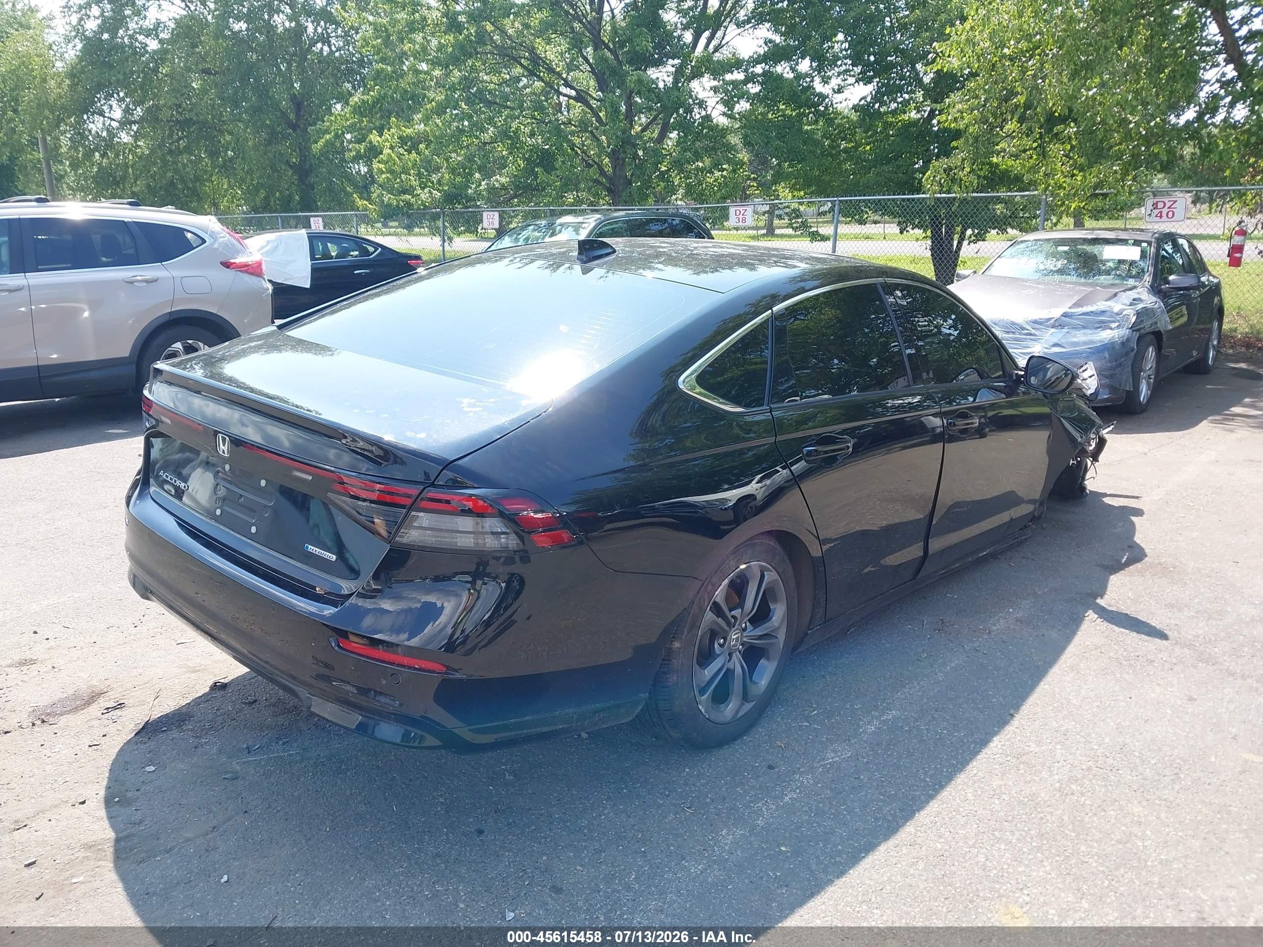 2025 Honda Accord Hybrid Ex-l Black vin: 1HGCY2F64SA023938