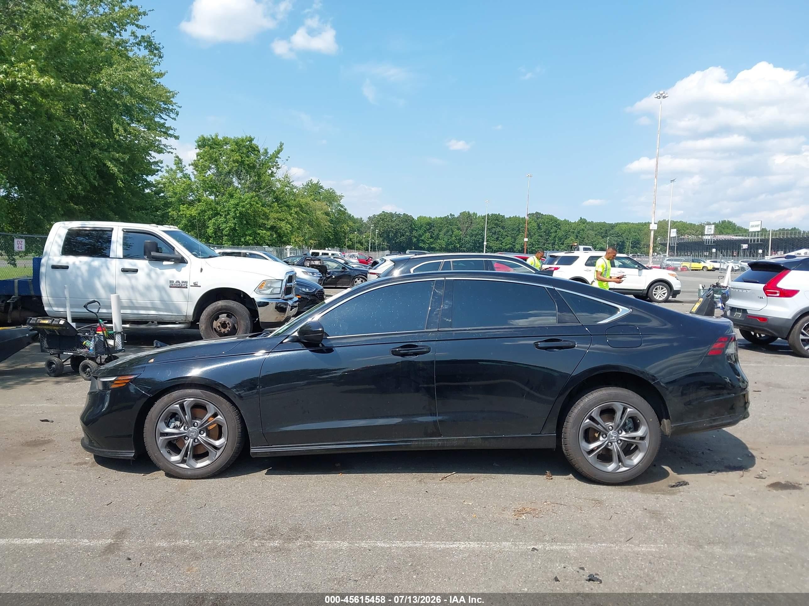 2025 Honda Accord Hybrid Ex-l Black vin: 1HGCY2F64SA023938