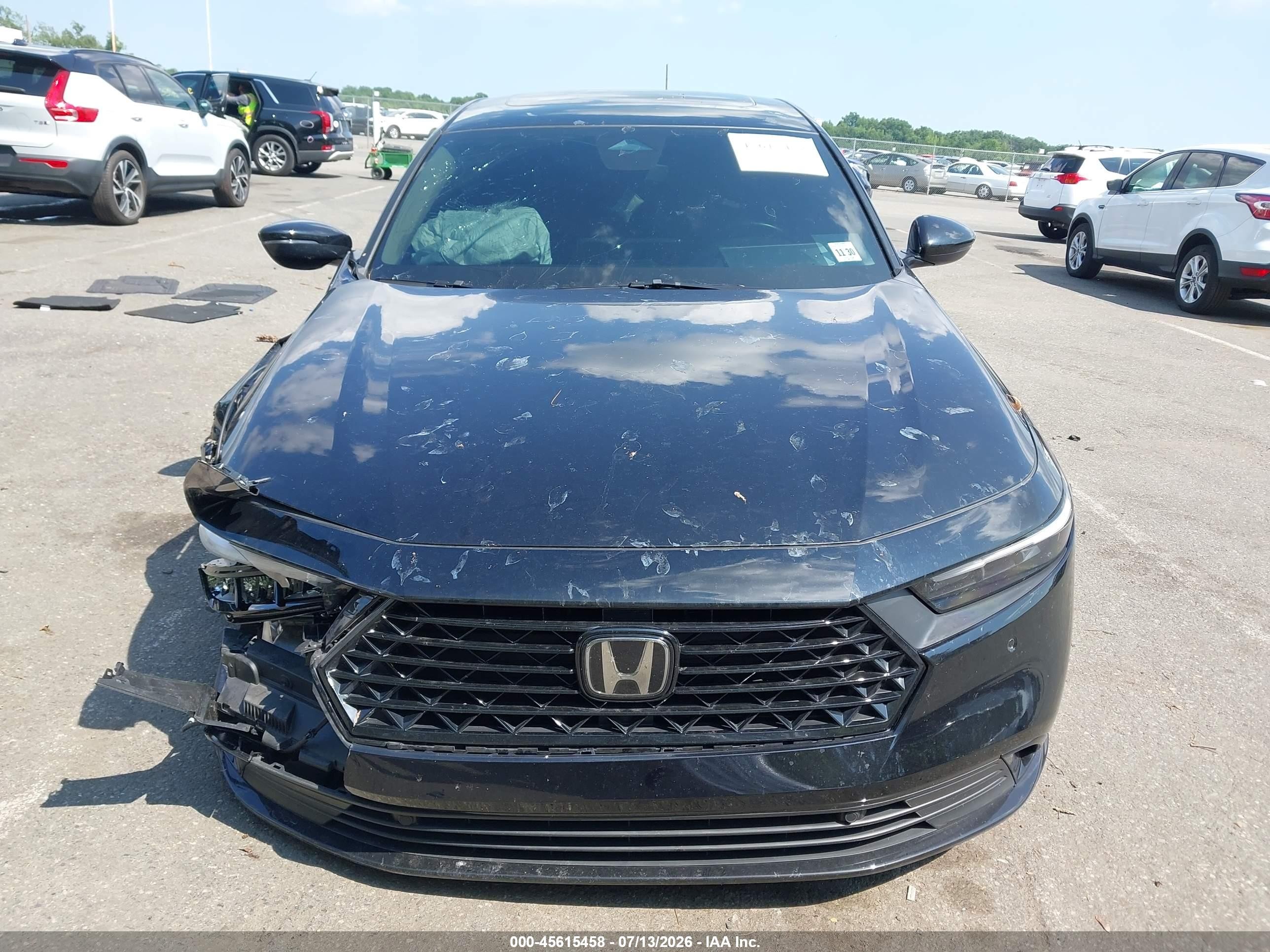 2025 Honda Accord Hybrid Ex-l Black vin: 1HGCY2F64SA023938