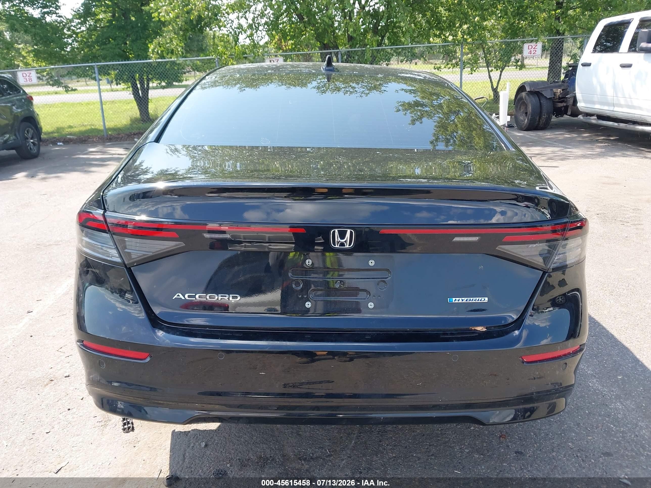2025 Honda Accord Hybrid Ex-l Black vin: 1HGCY2F64SA023938