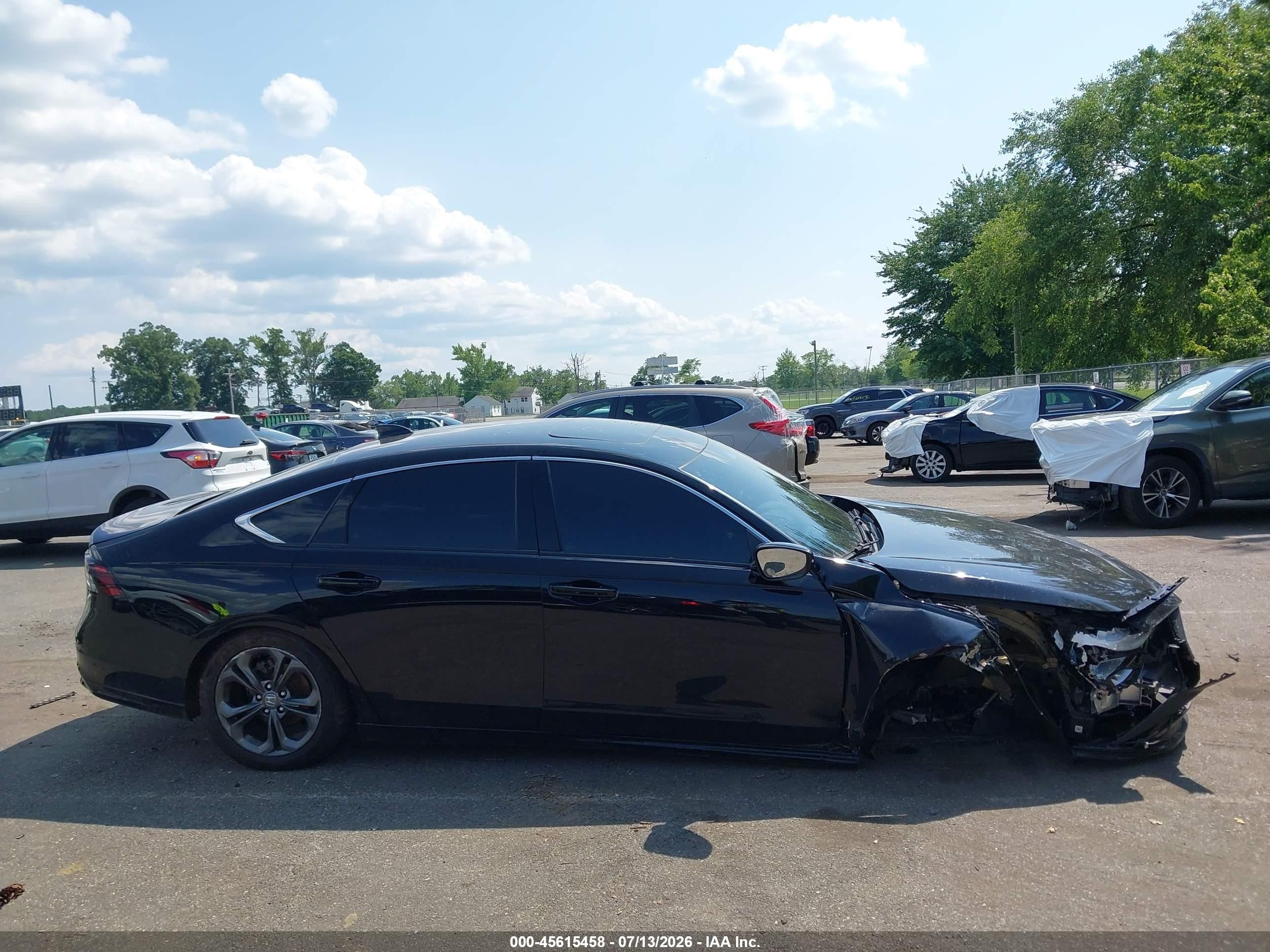 2025 Honda Accord Hybrid Ex-l Black vin: 1HGCY2F64SA023938
