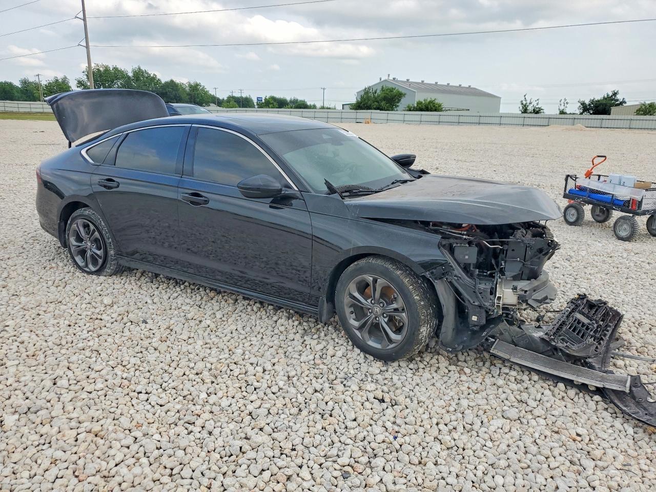 2023 Honda Accord Hybrid Exl Black vin: 1HGCY2F65PA012552