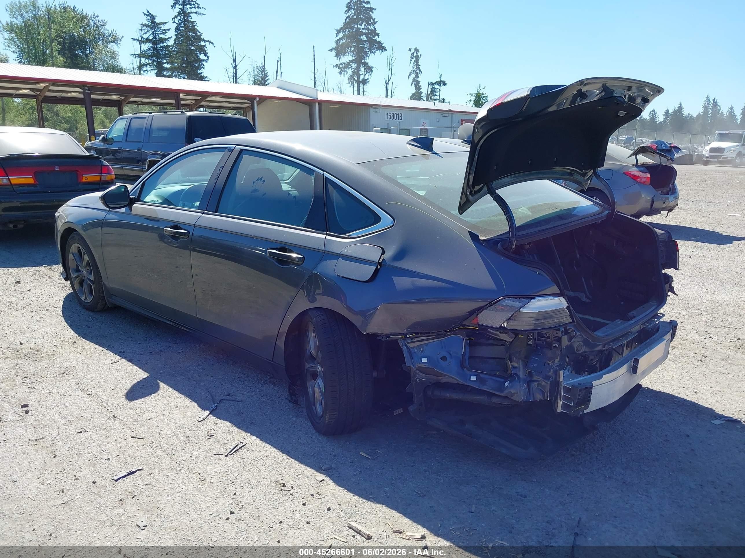 2023 Honda Accord Hybrid Ex-l Black vin: 1HGCY2F66PA016951