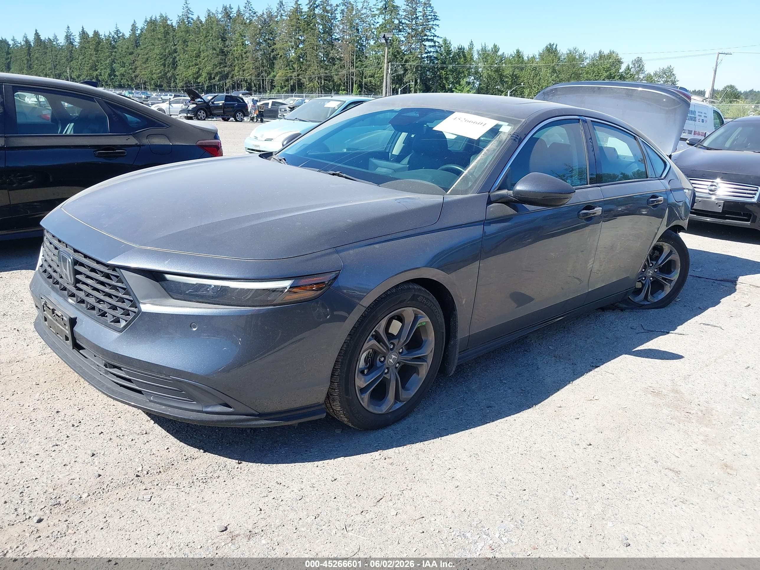 2023 Honda Accord Hybrid Ex-l Black vin: 1HGCY2F66PA016951