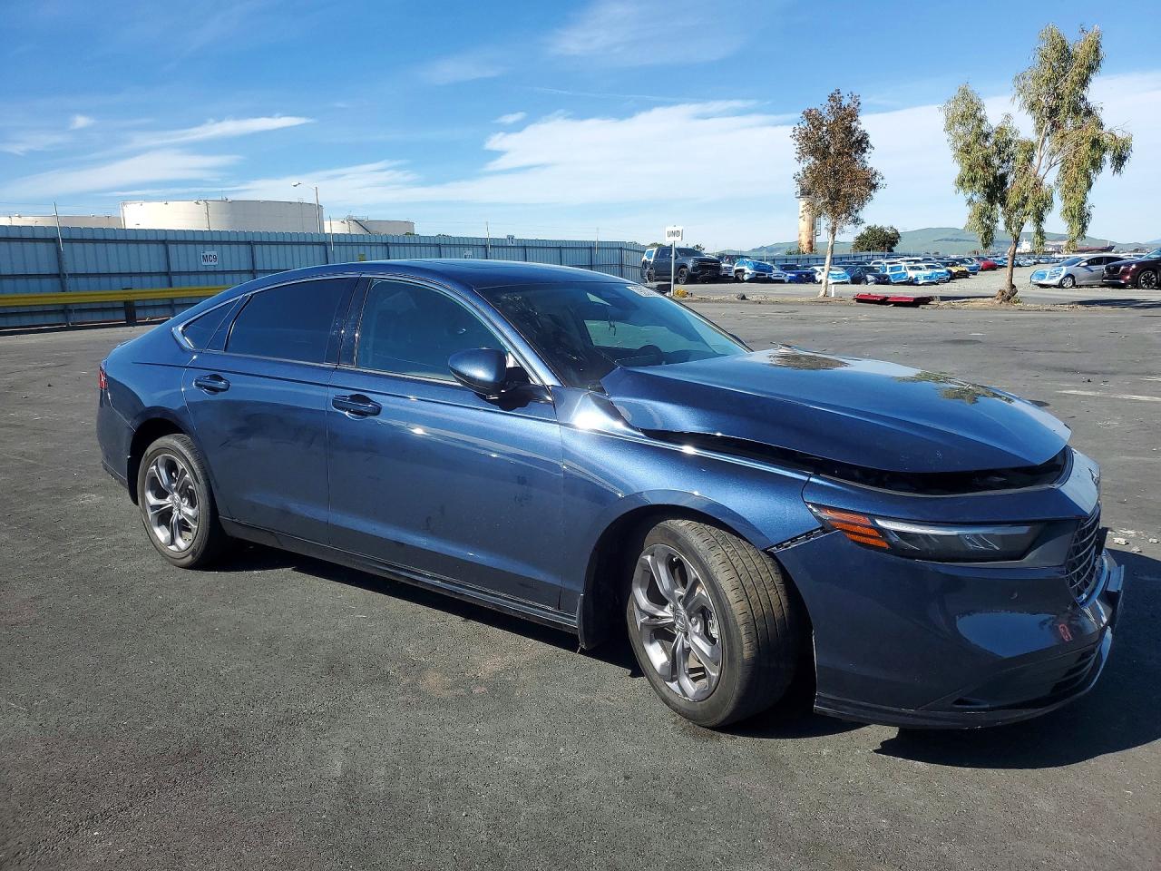 2023 Honda Accord Hybrid Exl Blue vin: 1HGCY2F66PA053885