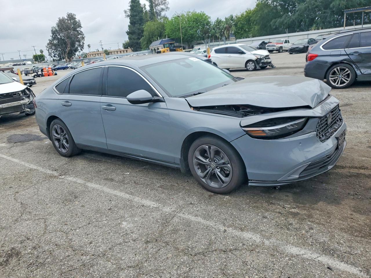 2025 Honda Accord Hybrid Exl Gray vin: 1HGCY2F68SA001070