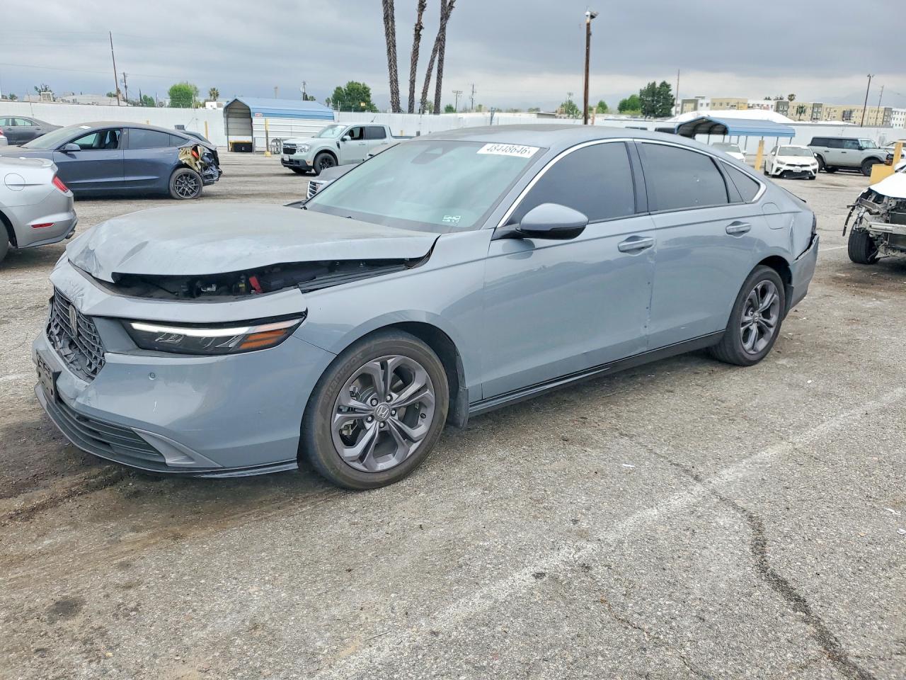 2025 Honda Accord Hybrid Exl Gray vin: 1HGCY2F68SA001070