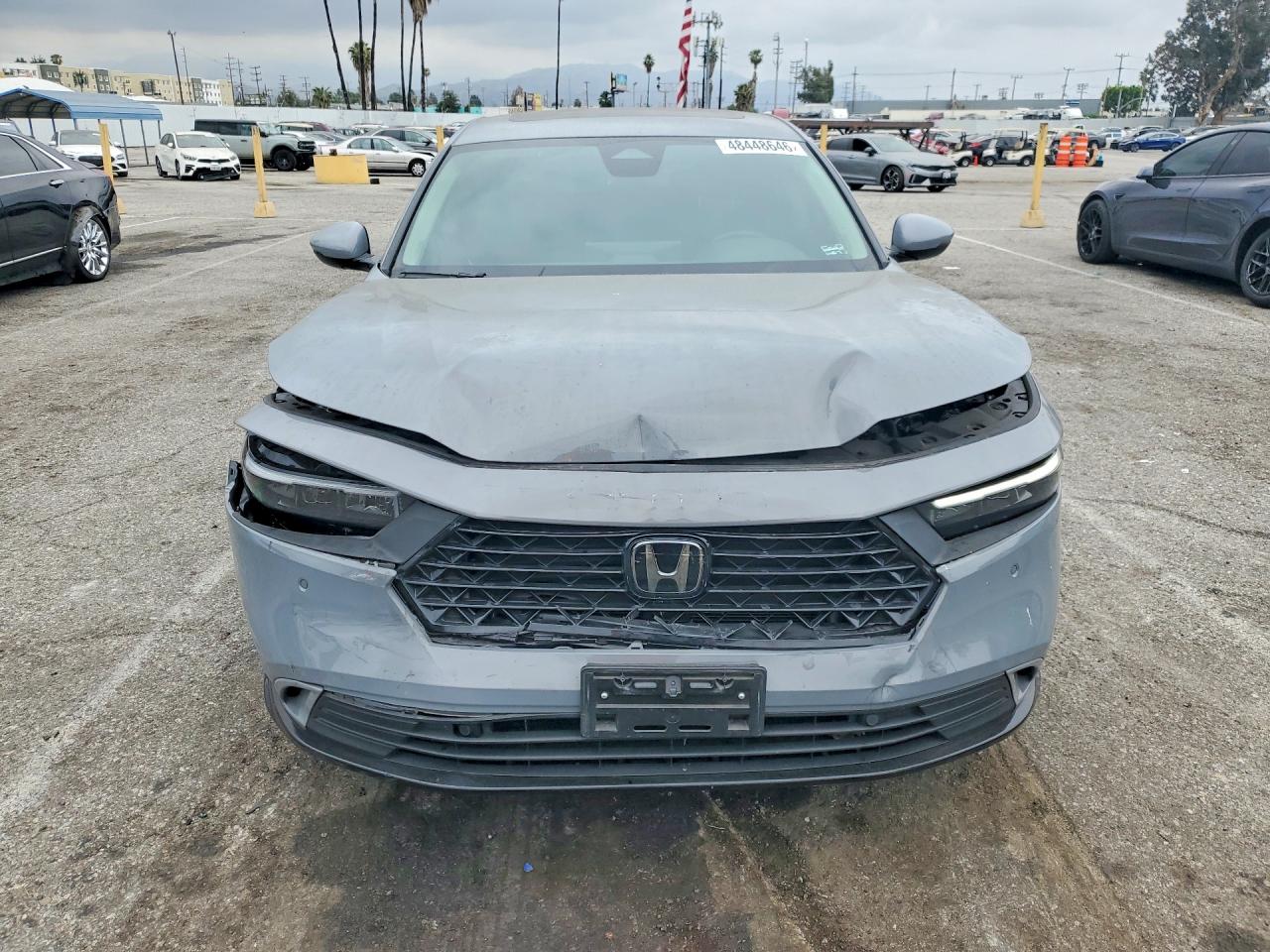 2025 Honda Accord Hybrid Exl Gray vin: 1HGCY2F68SA001070