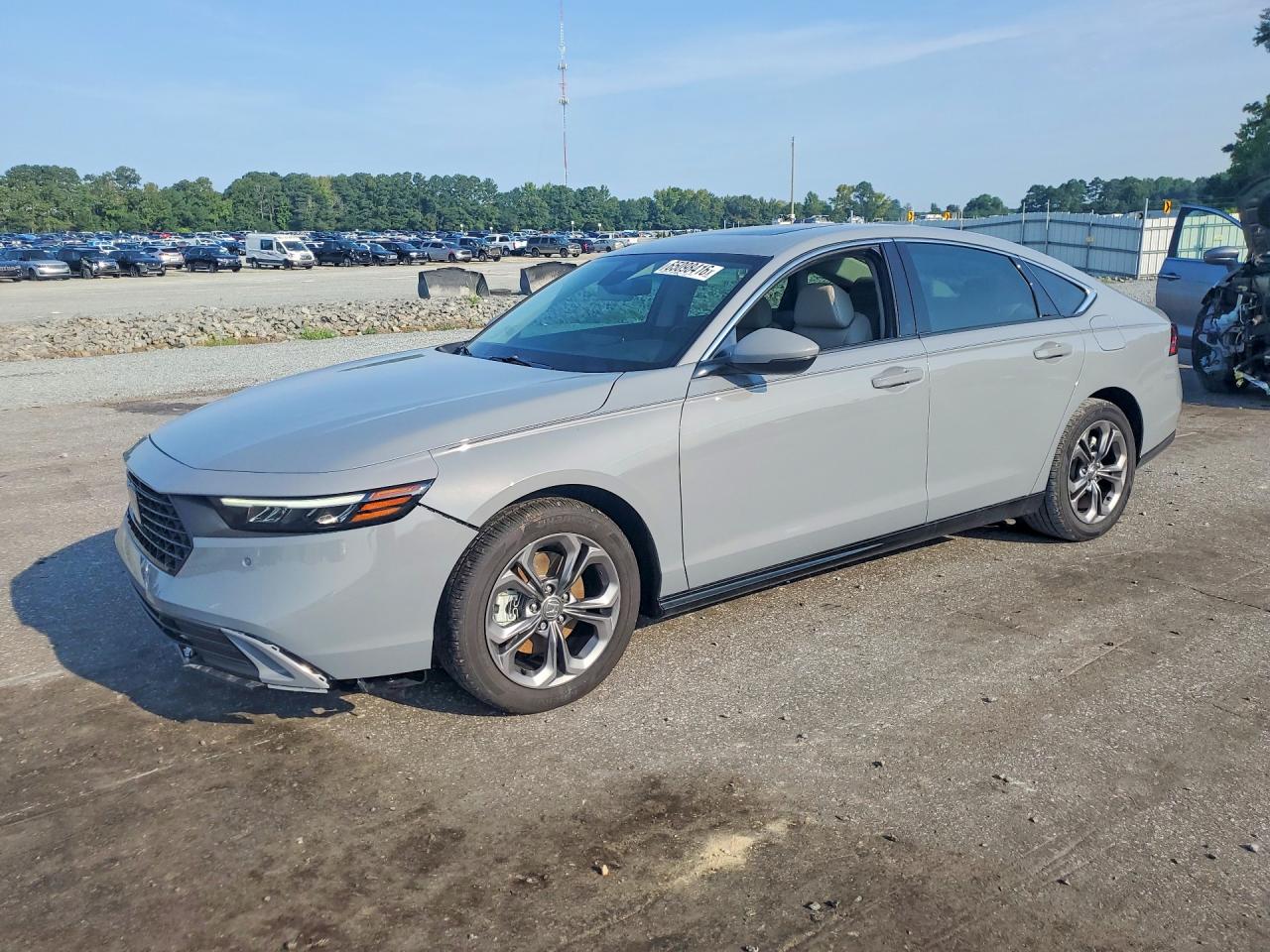 2025 Honda Accord Hybrid Exl Gray vin: 1HGCY2F68SA087867