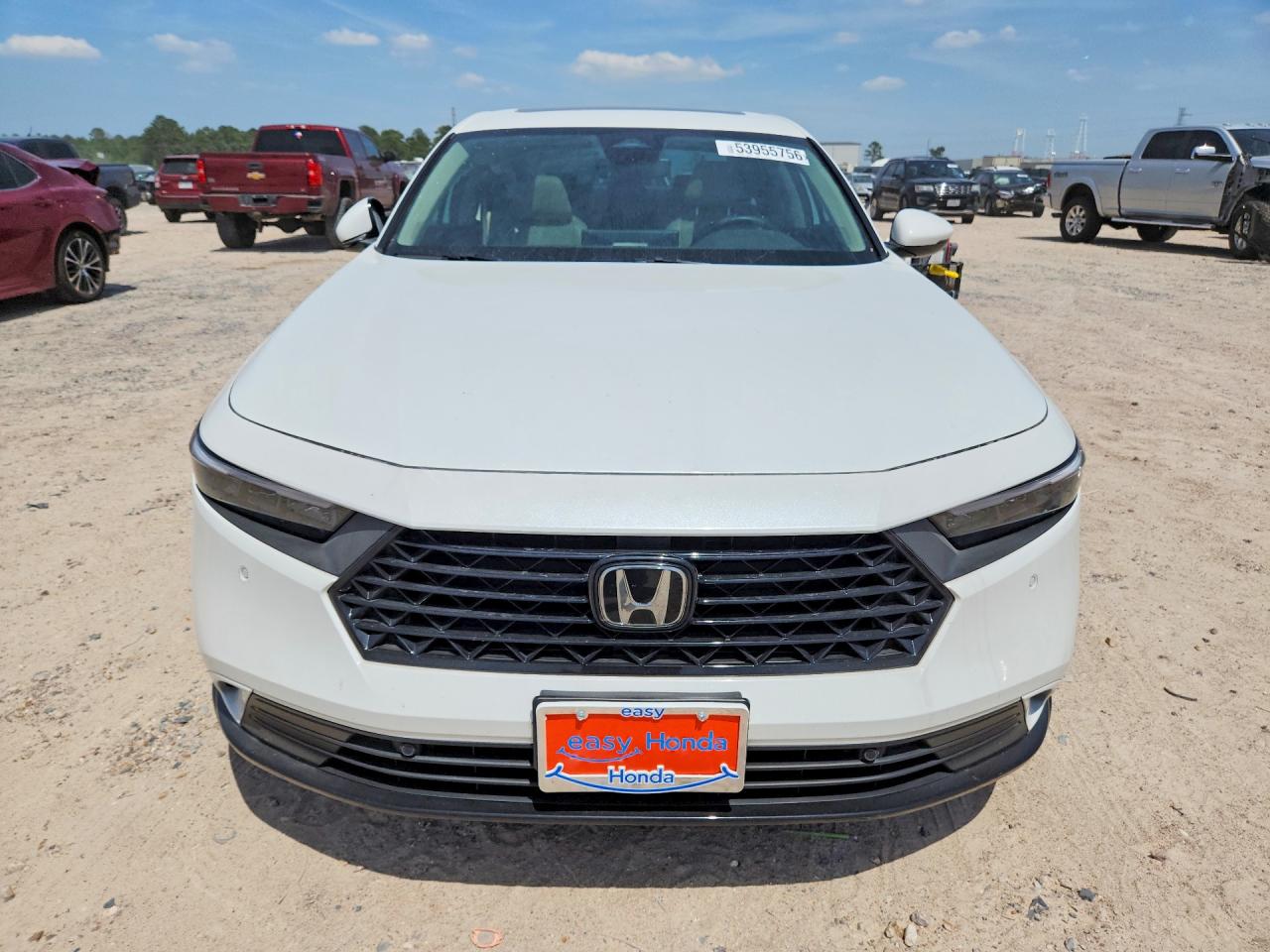 2024 Honda Accord Hybrid Exl White vin: 1HGCY2F6XRA039491