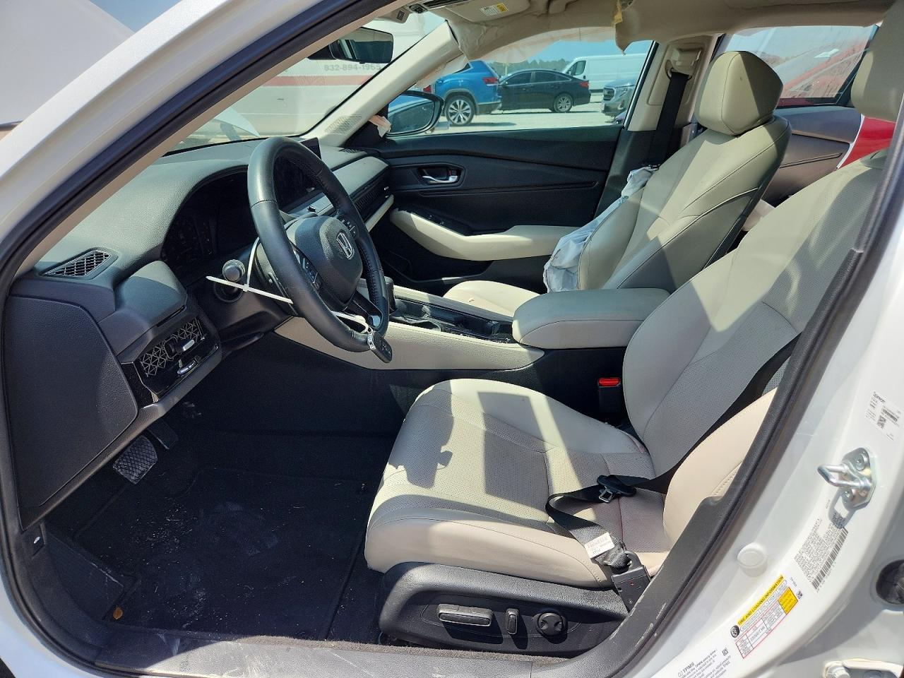 2024 Honda Accord Hybrid Exl White vin: 1HGCY2F6XRA039491