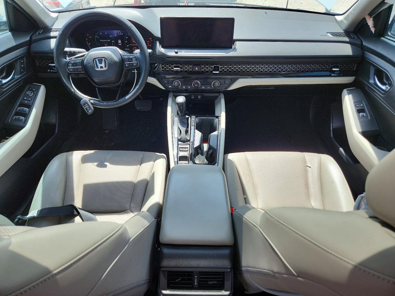 2024 Honda Accord Hybrid Exl White vin: 1HGCY2F6XRA039491