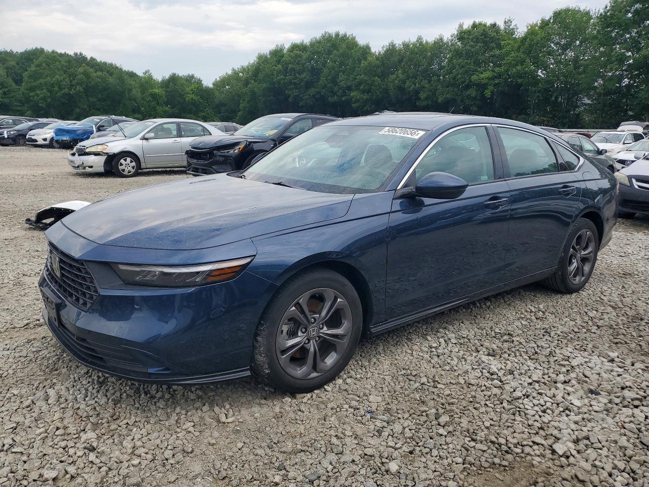 2024 Honda Accord Hybrid Exl Blue vin: 1HGCY2F6XRA040219