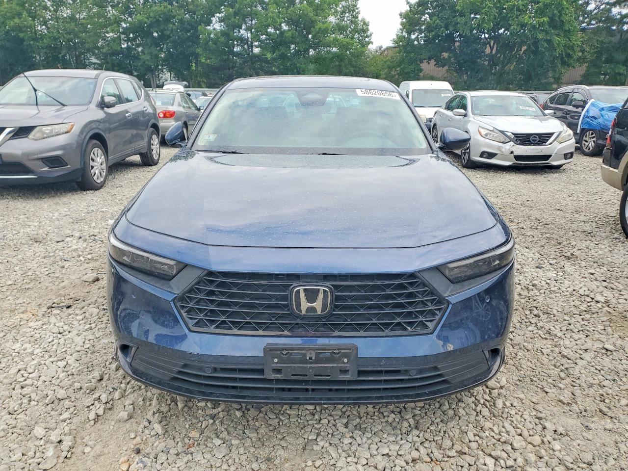 2024 Honda Accord Hybrid Exl Blue vin: 1HGCY2F6XRA040219