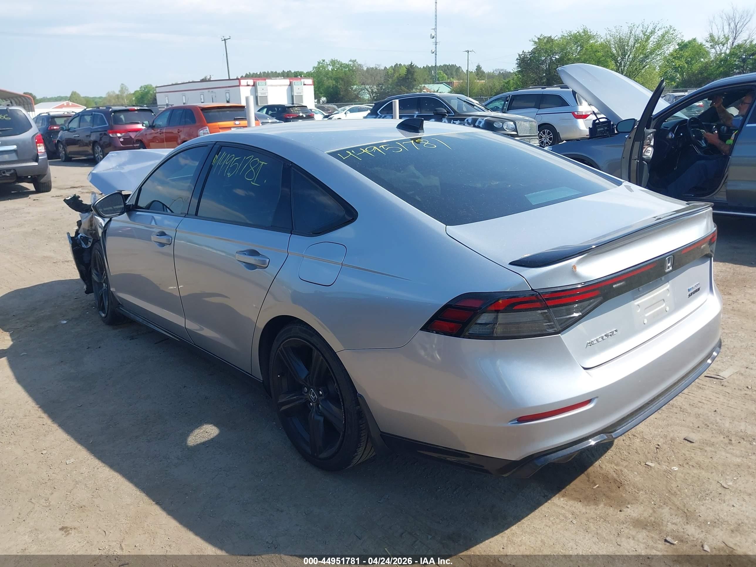 2023 Honda Accord Hybrid Sport-l Silver vin: 1HGCY2F72PA018477