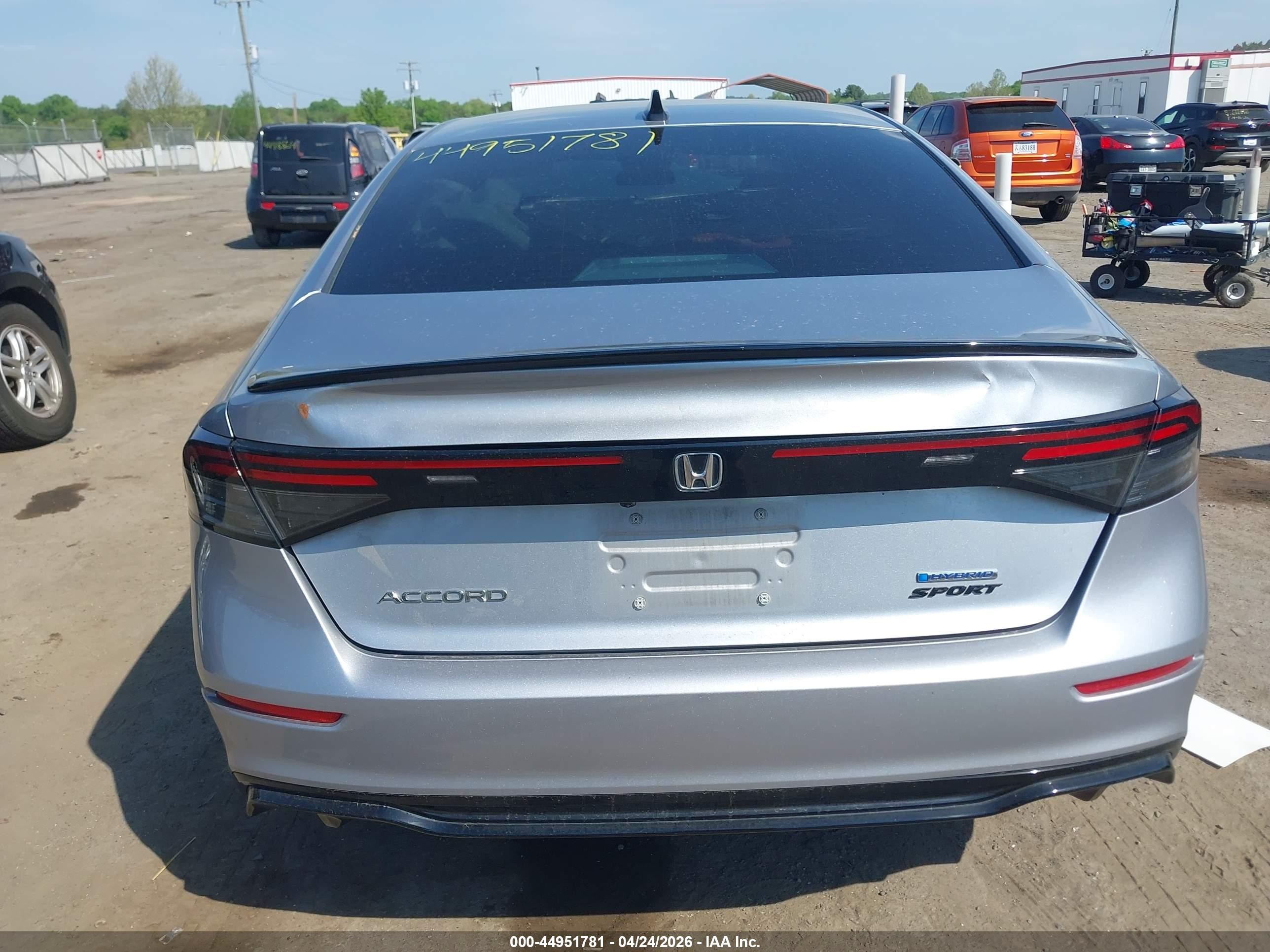 2023 Honda Accord Hybrid Sport-l Silver vin: 1HGCY2F72PA018477