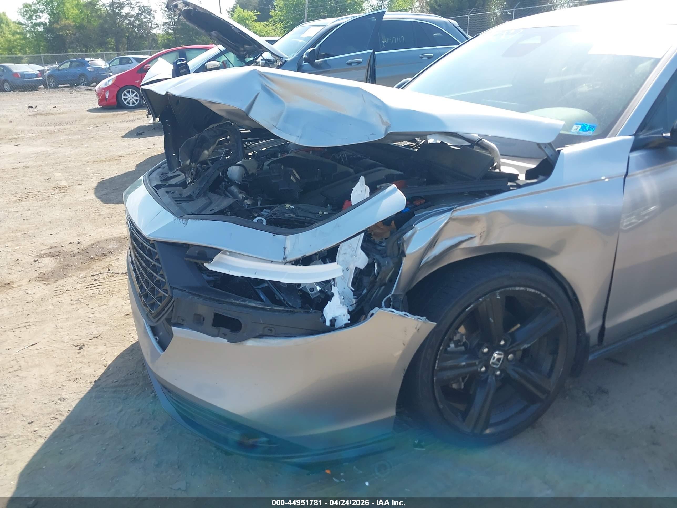 2023 Honda Accord Hybrid Sport-l Silver vin: 1HGCY2F72PA018477