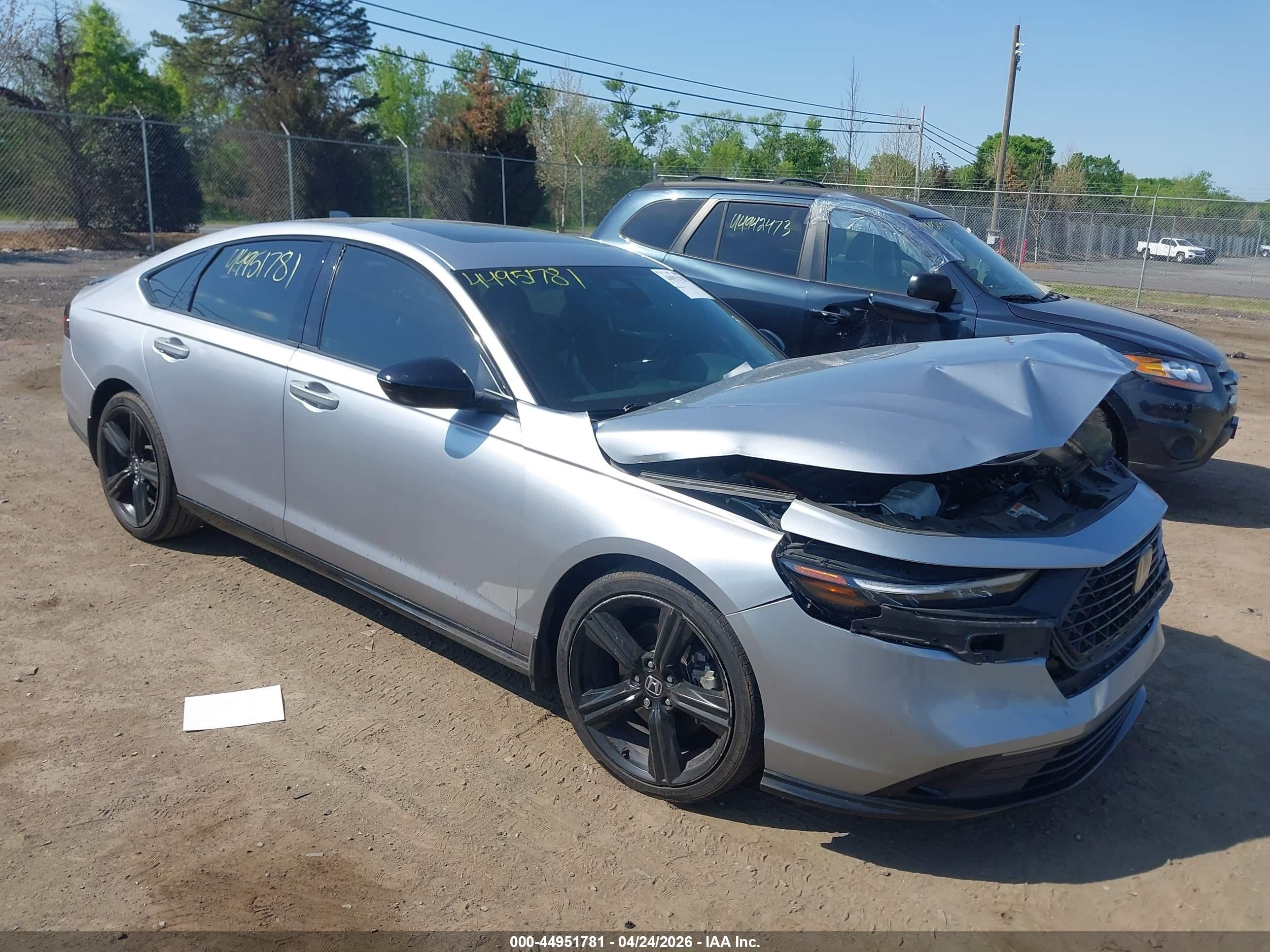 2023 Honda Accord Hybrid Sport-l Silver vin: 1HGCY2F72PA018477