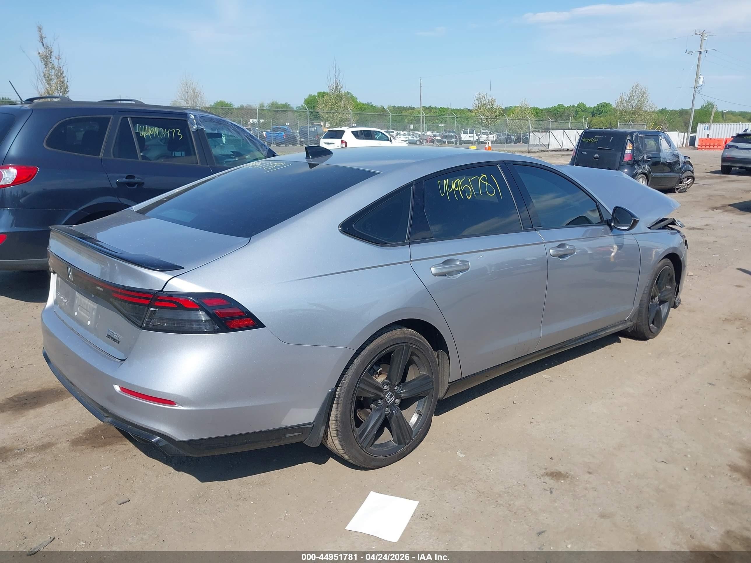 2023 Honda Accord Hybrid Sport-l Silver vin: 1HGCY2F72PA018477
