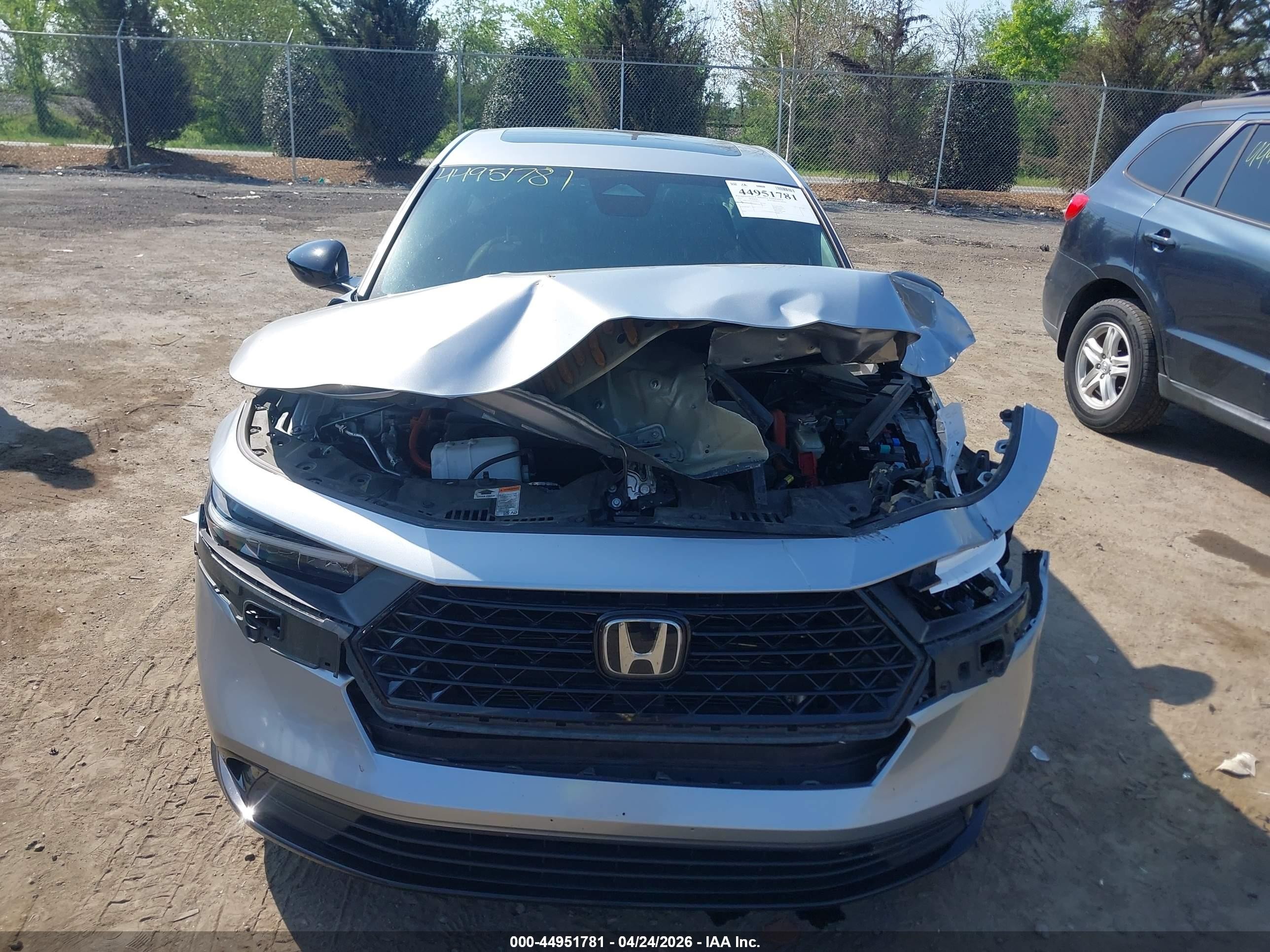 2023 Honda Accord Hybrid Sport-l Silver vin: 1HGCY2F72PA018477