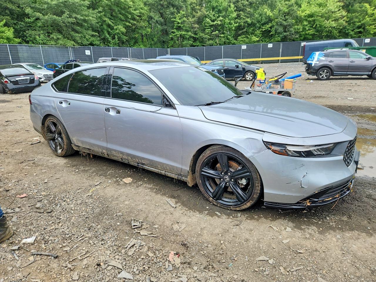 2023 Honda Accord Hybrid Sport-l Gray vin: 1HGCY2F72PA053956