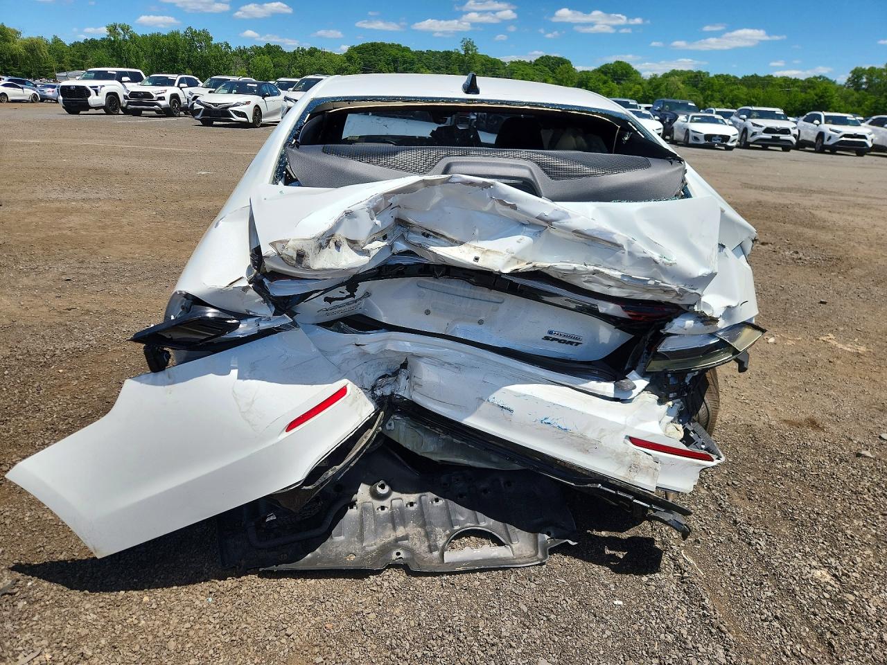 2024 Honda Accord Hybrid Sport-l White vin: 1HGCY2F72RA048680