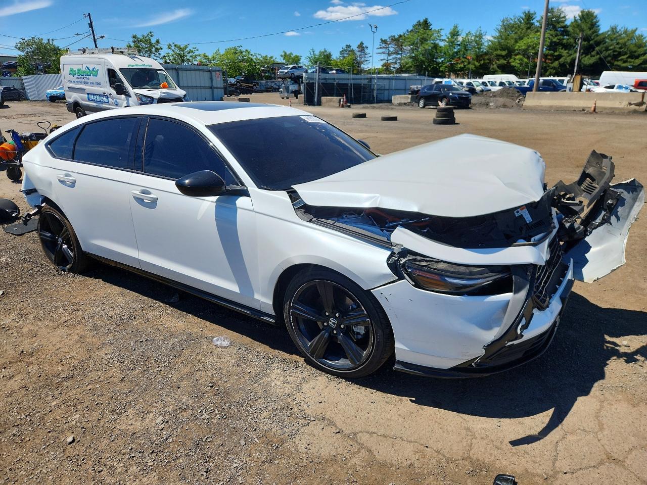 2024 Honda Accord Hybrid Sport-l White vin: 1HGCY2F72RA048680