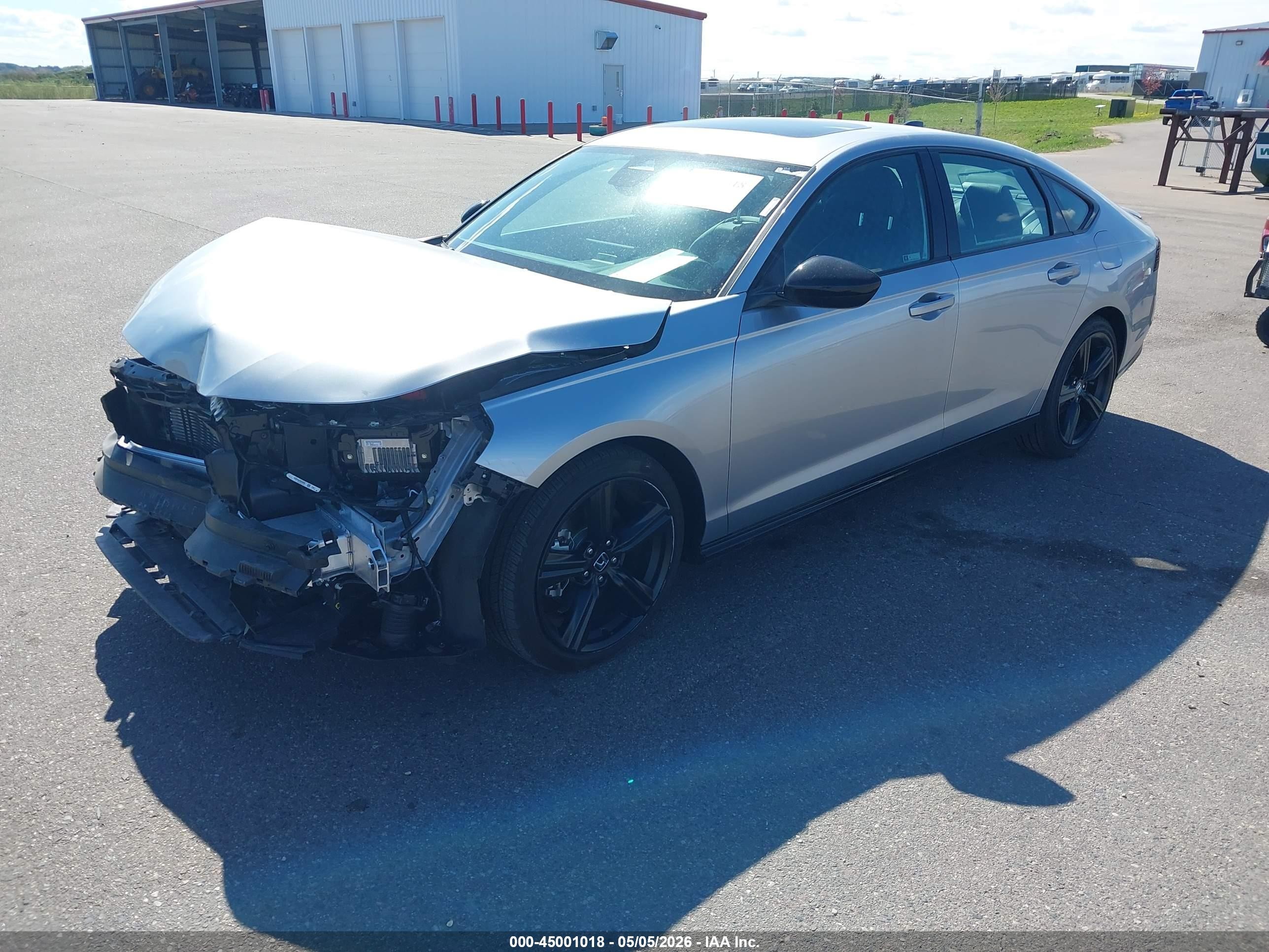 2025 Honda Accord Hybrid Sport-l Серебряный vin: 1HGCY2F72SA064268