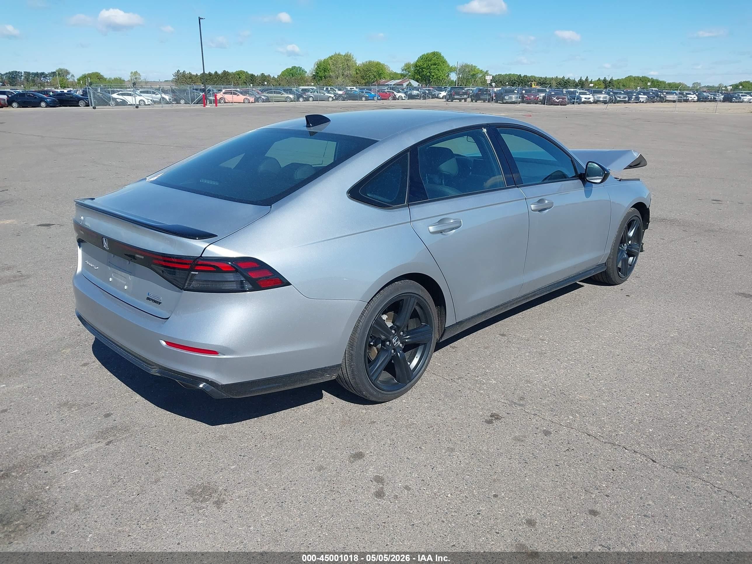 2025 Honda Accord Hybrid Sport-l Серебряный vin: 1HGCY2F72SA064268