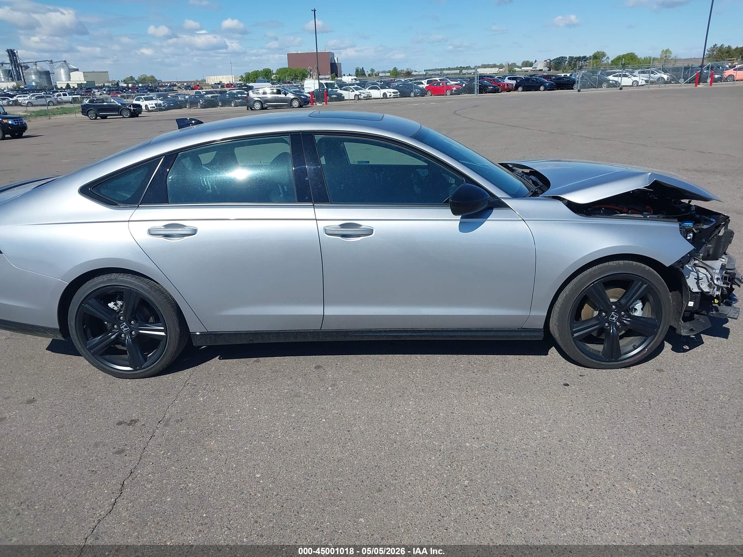 2025 Honda Accord Hybrid Sport-l Серебряный vin: 1HGCY2F72SA064268