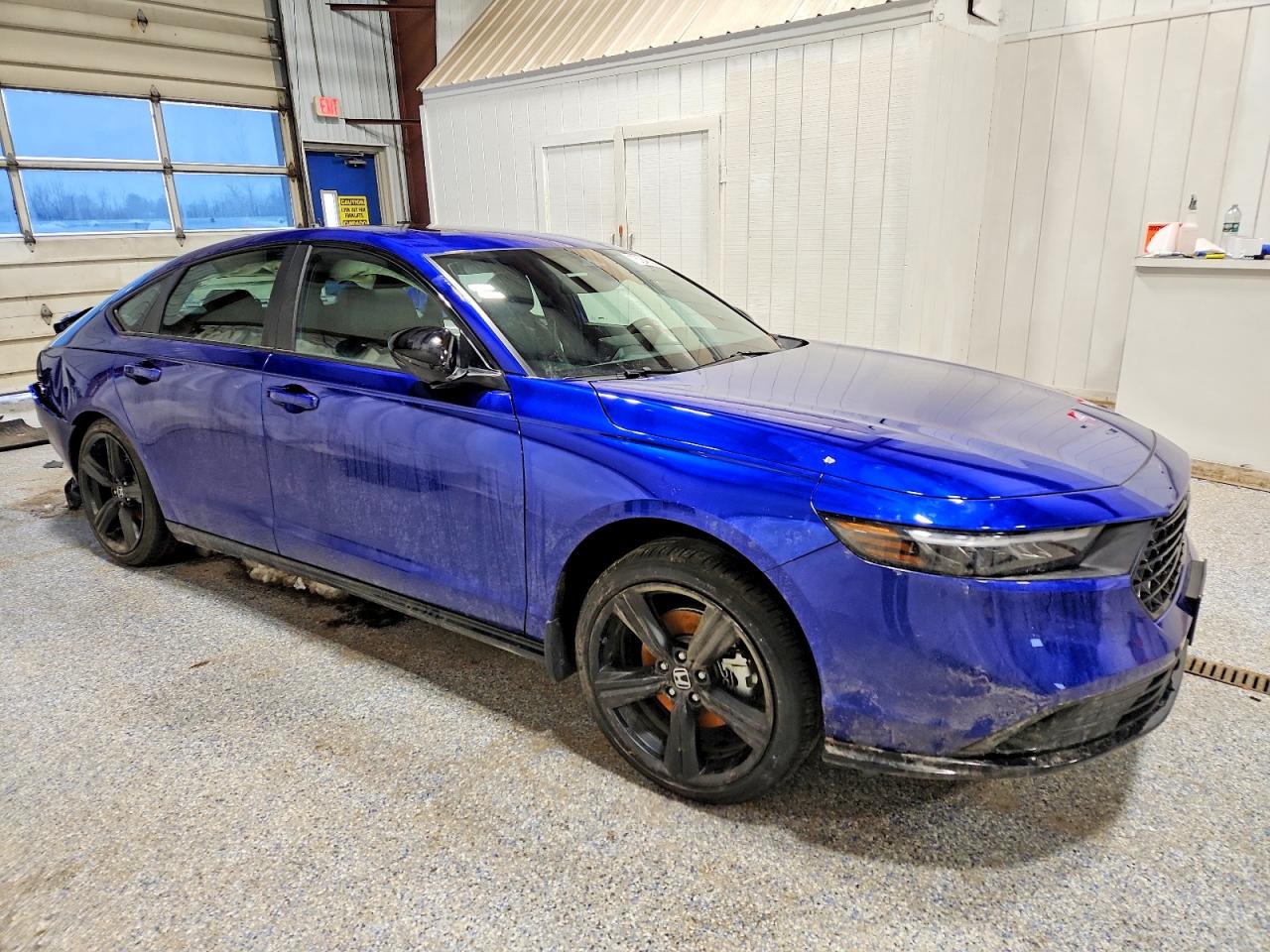 2025 Honda Accord Hybrid Sport-l Blue vin: 1HGCY2F72SA801808