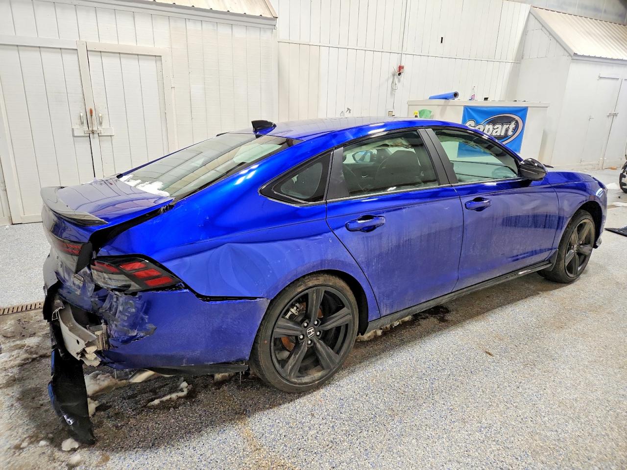 2025 Honda Accord Hybrid Sport-l Blue vin: 1HGCY2F72SA801808