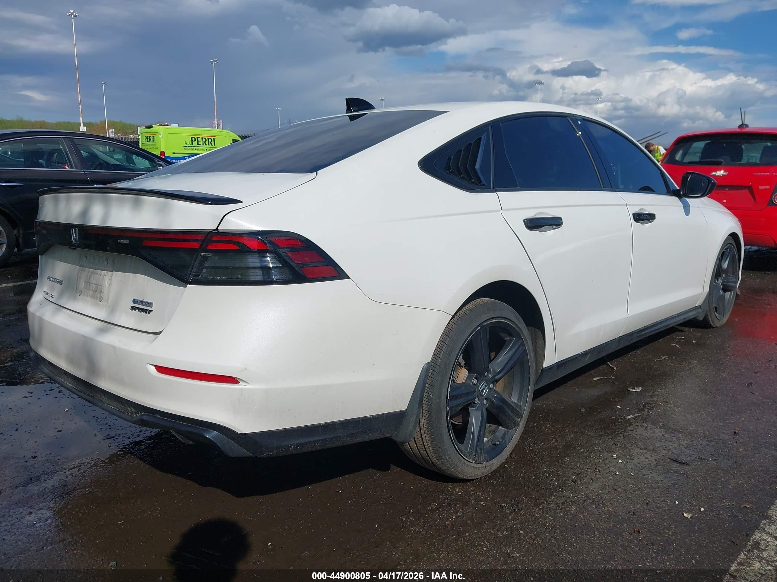2024 Honda Accord Hybrid Sport-l White vin: 1HGCY2F73RA083986