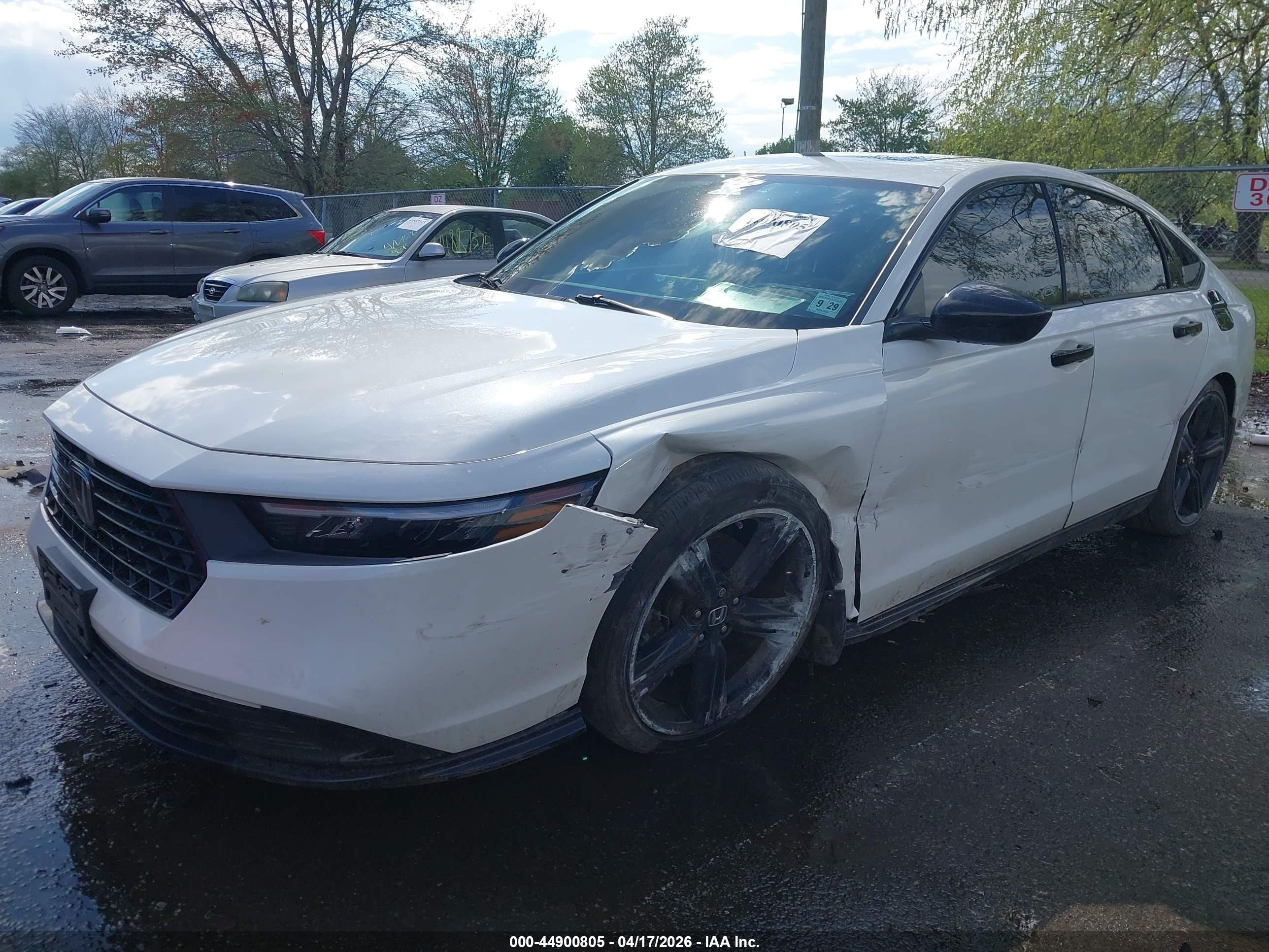 2024 Honda Accord Hybrid Sport-l White vin: 1HGCY2F73RA083986