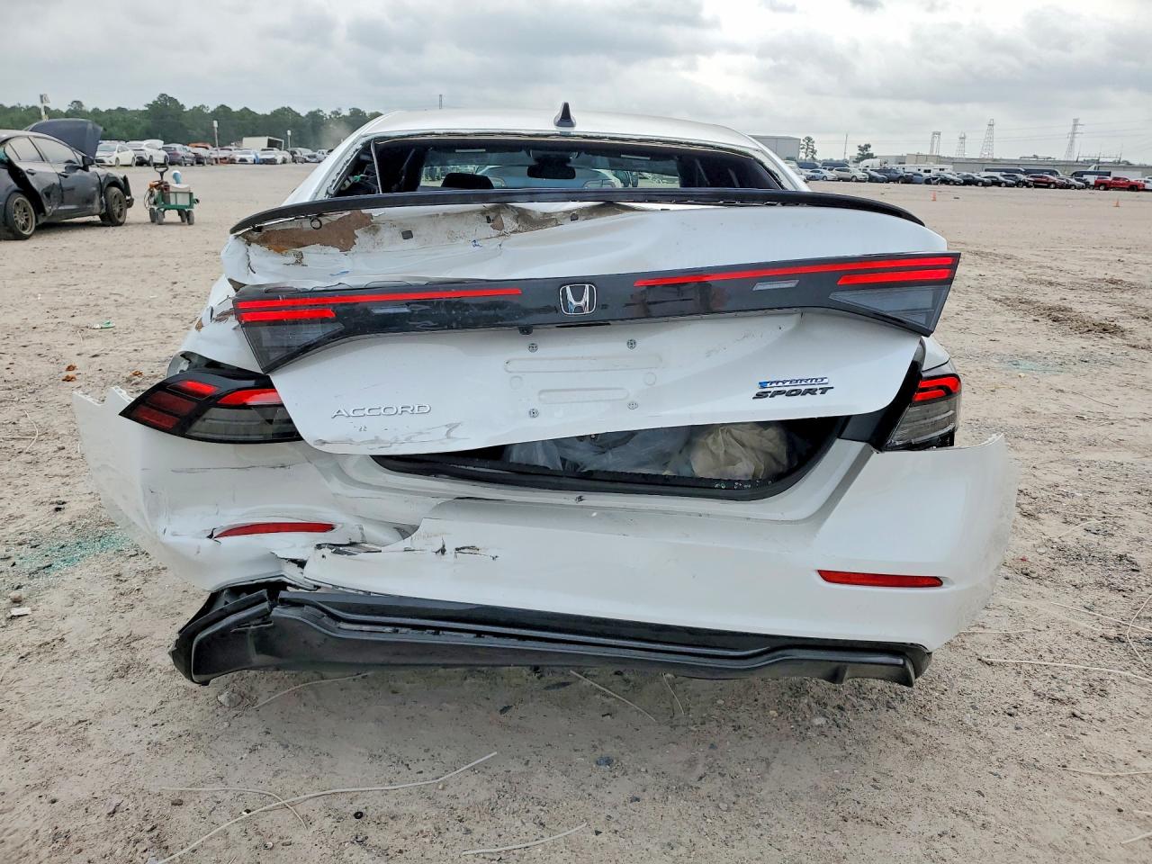 2025 Honda Accord Hybrid Sport-l White vin: 1HGCY2F73SA042859
