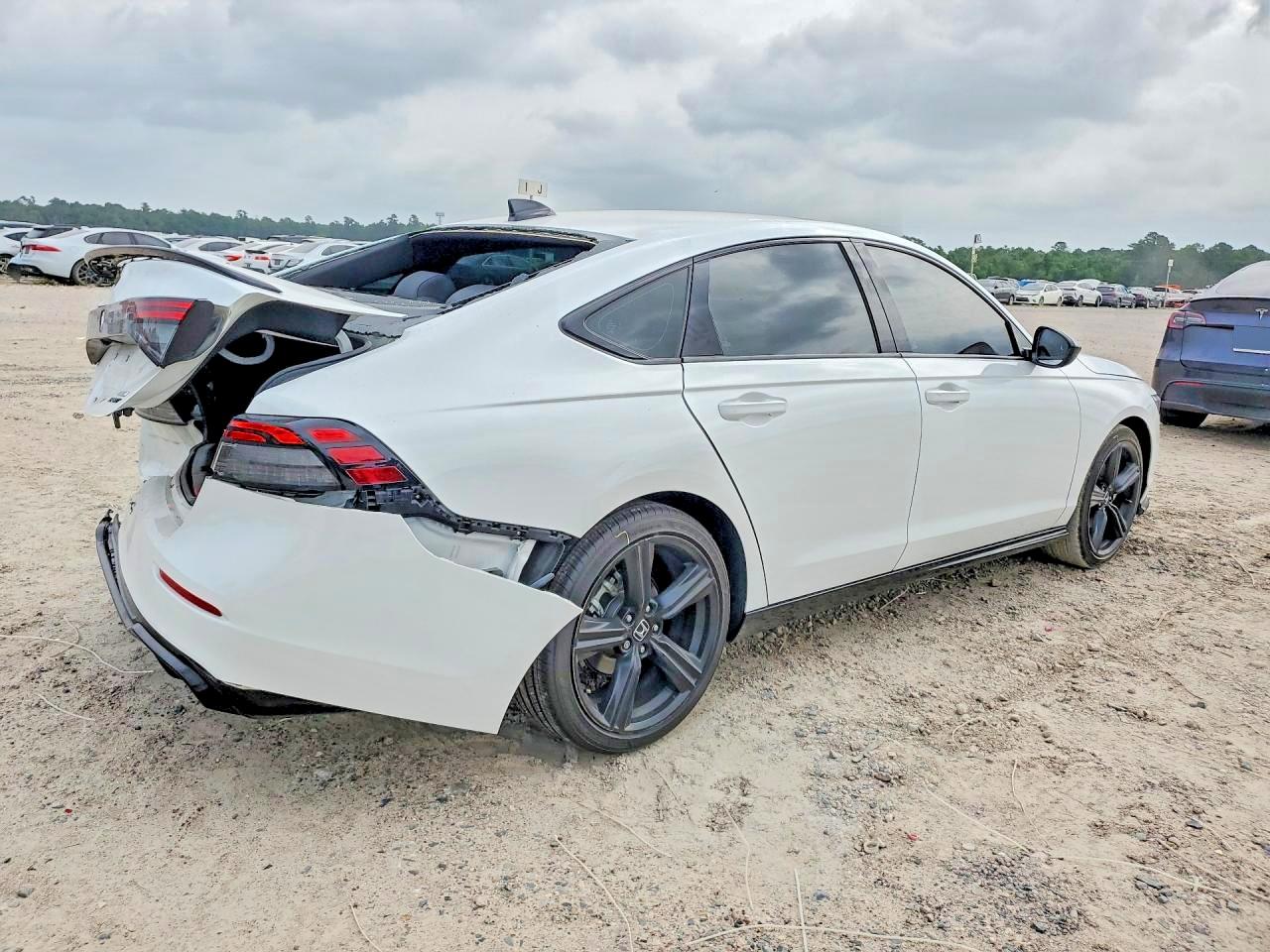 2025 Honda Accord Hybrid Sport-l White vin: 1HGCY2F73SA042859