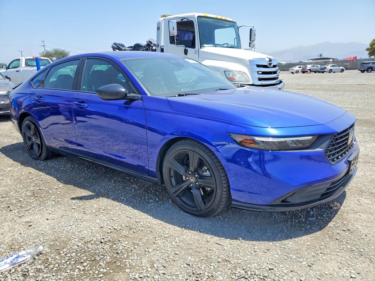 2023 Honda Accord Hybrid Sport-l Blue vin: 1HGCY2F75PA061484