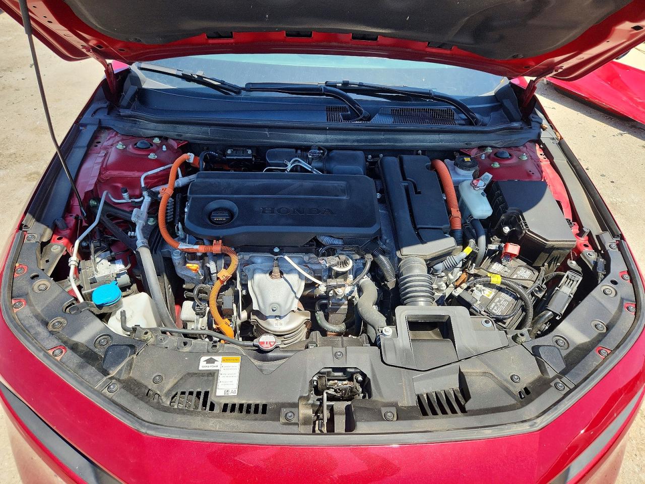 2023 Honda Accord Hybrid Sport-l Red vin: 1HGCY2F77PA070042