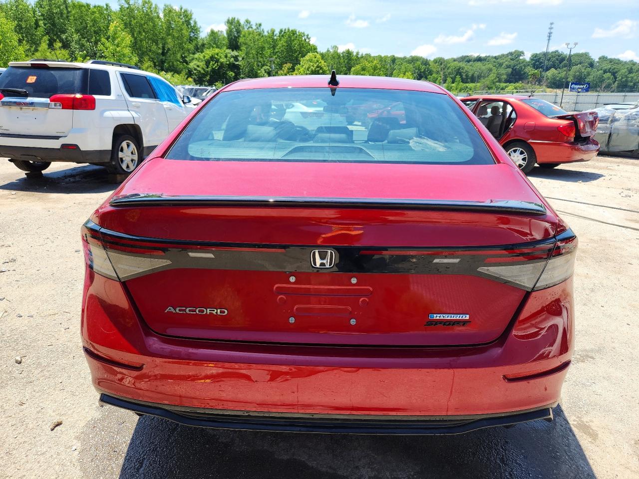 2023 Honda Accord Hybrid Sport-l Red vin: 1HGCY2F77PA070042