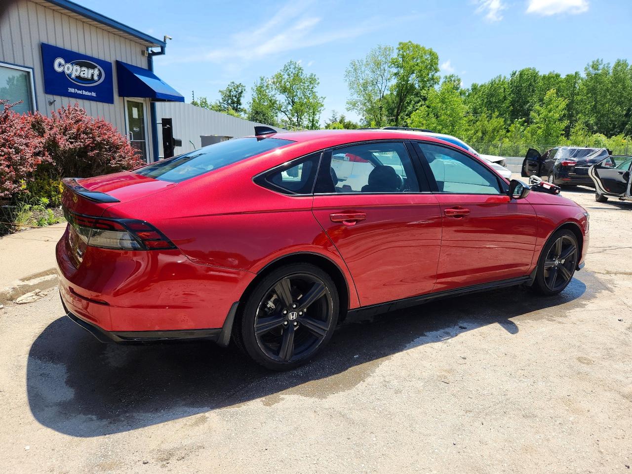 2023 Honda Accord Hybrid Sport-l Red vin: 1HGCY2F77PA070042