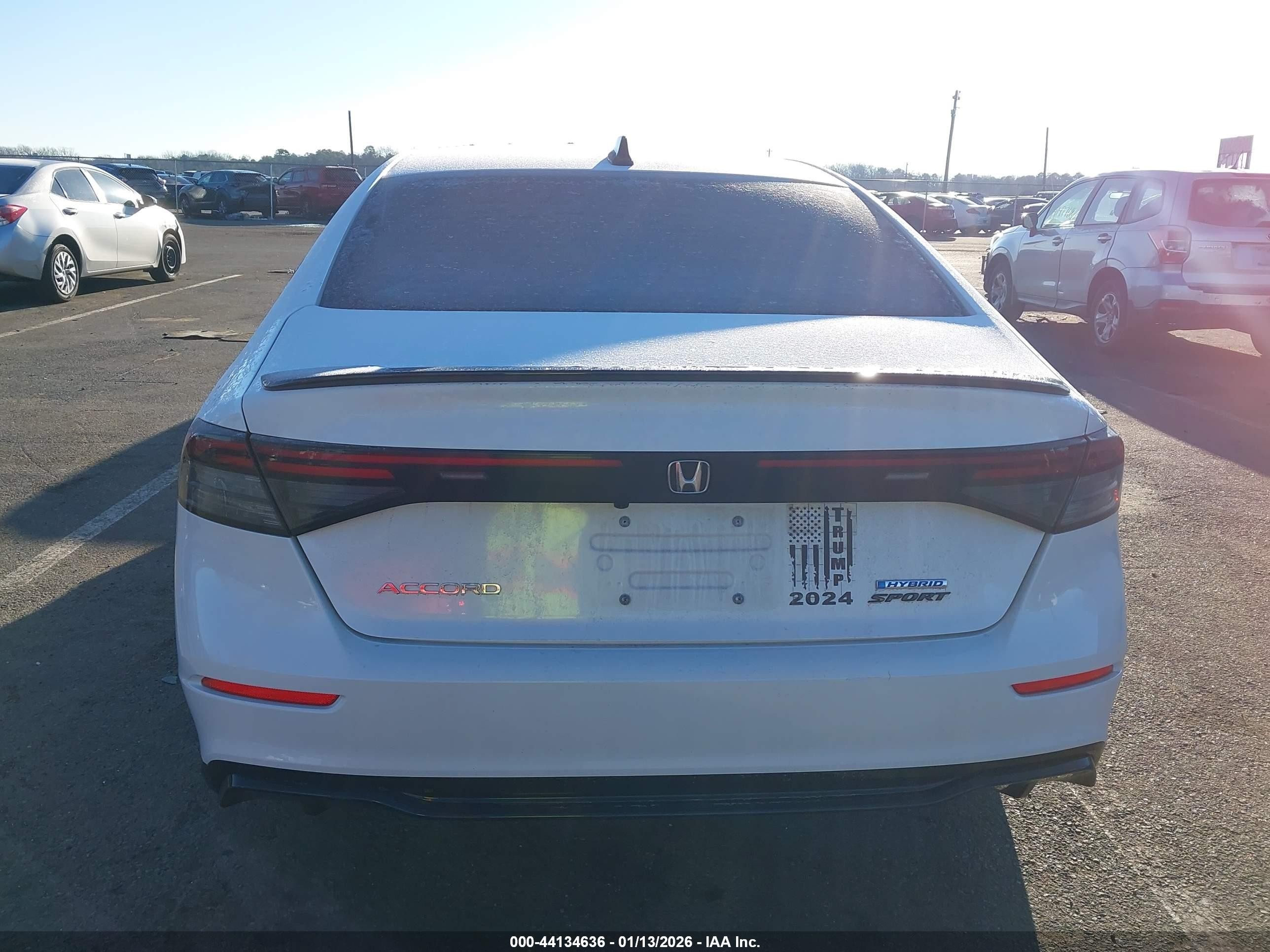 2025 Honda Accord Hybrid Sport-l White vin: 1HGCY2F77SA020329