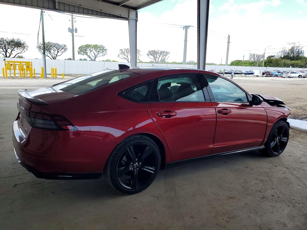 2024 Honda Accord Hybrid Sport-l Red vin: 1HGCY2F78RA029454