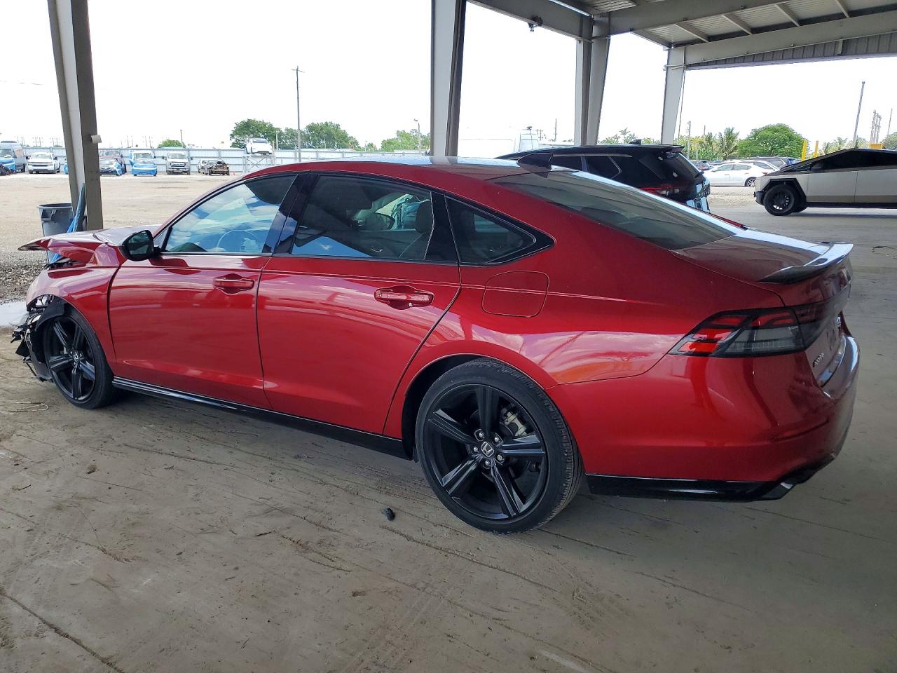2024 Honda Accord Hybrid Sport-l Red vin: 1HGCY2F78RA029454