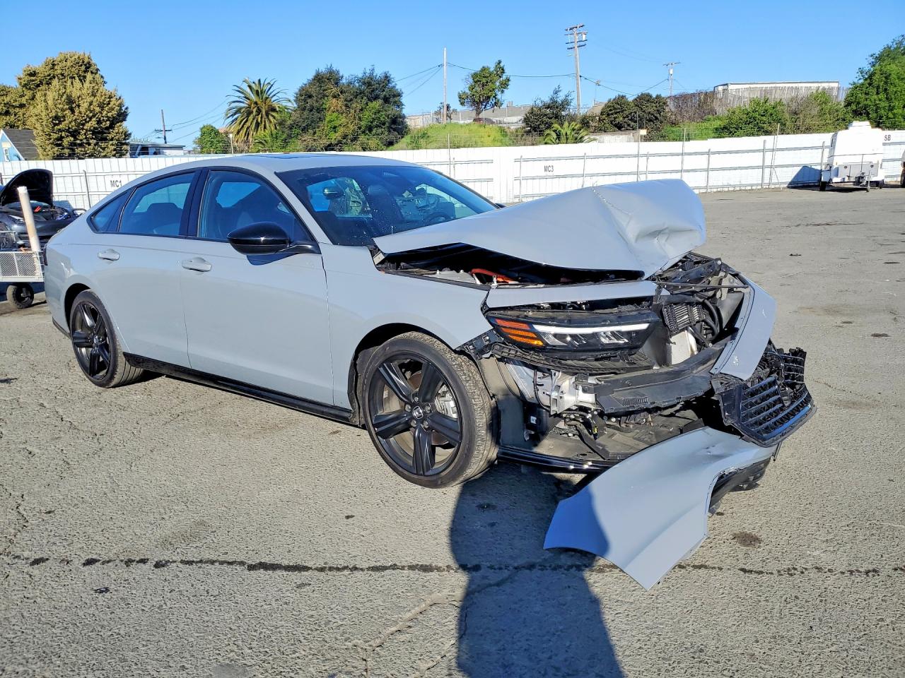 2025 Honda Accord Hybrid Sport-l Gray vin: 1HGCY2F78SA012630