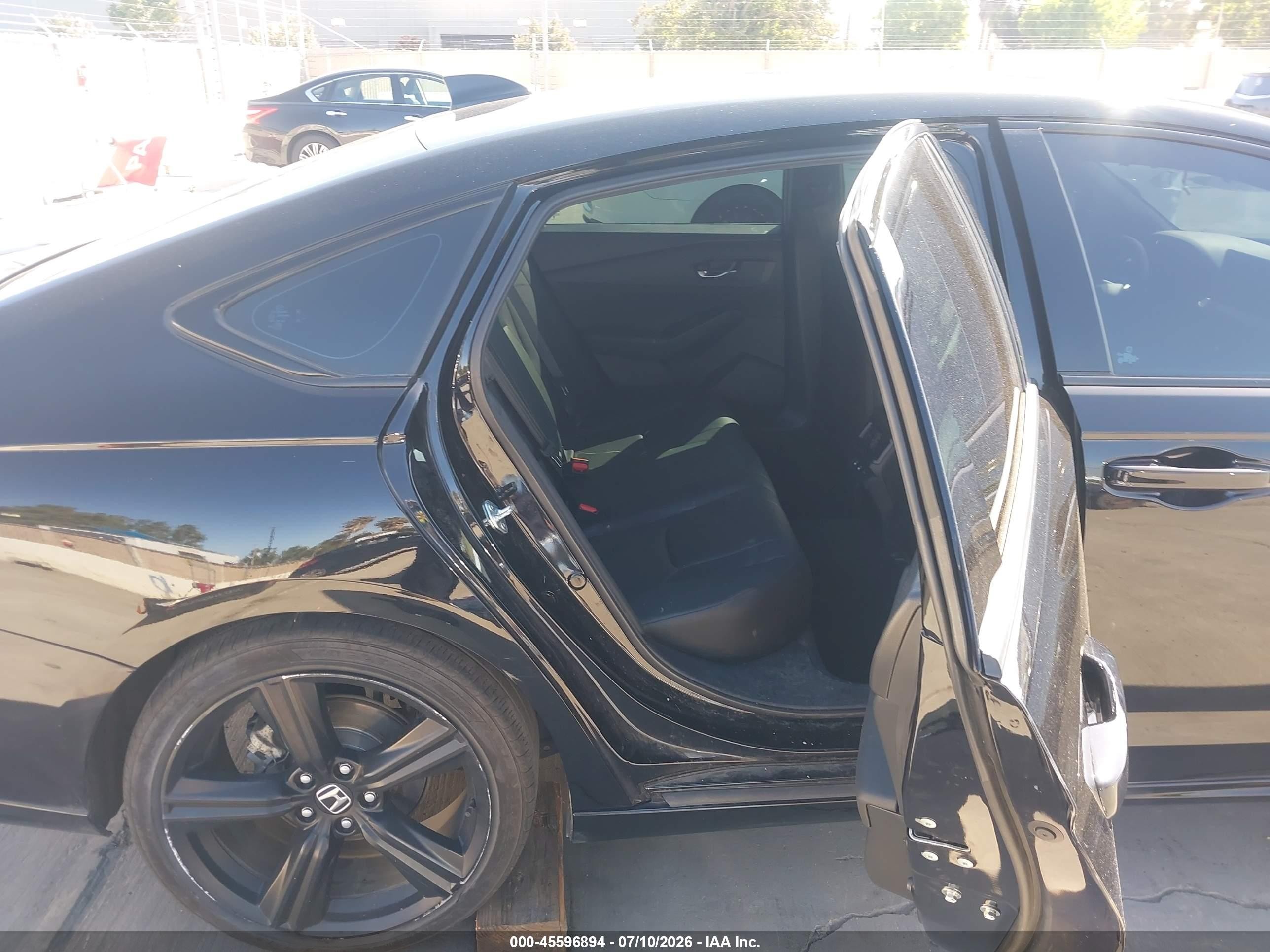 2025 Honda Accord Hybrid Sport-l Черный vin: 1HGCY2F79SA003242