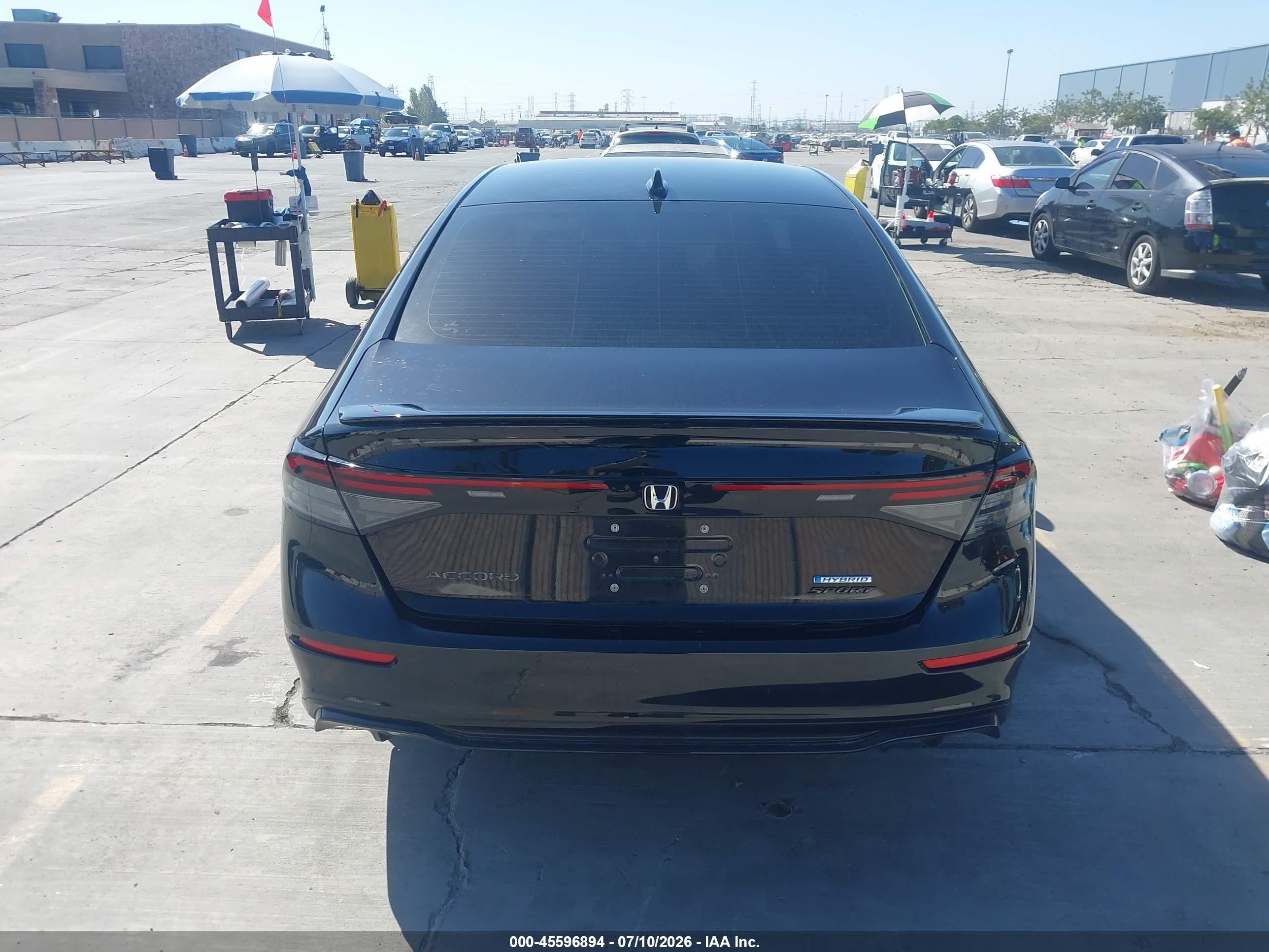 2025 Honda Accord Hybrid Sport-l Черный vin: 1HGCY2F79SA003242