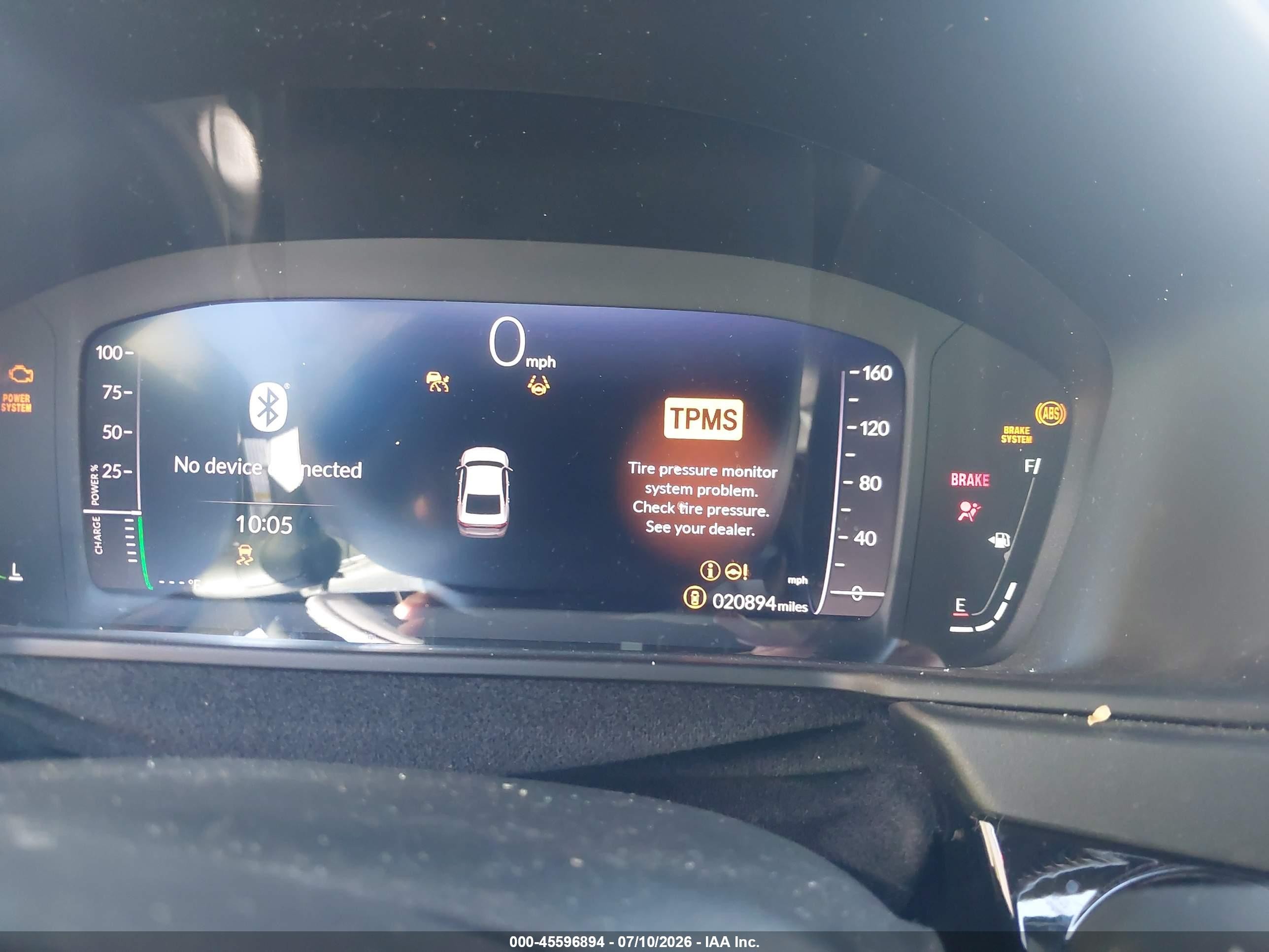 2025 Honda Accord Hybrid Sport-l Черный vin: 1HGCY2F79SA003242