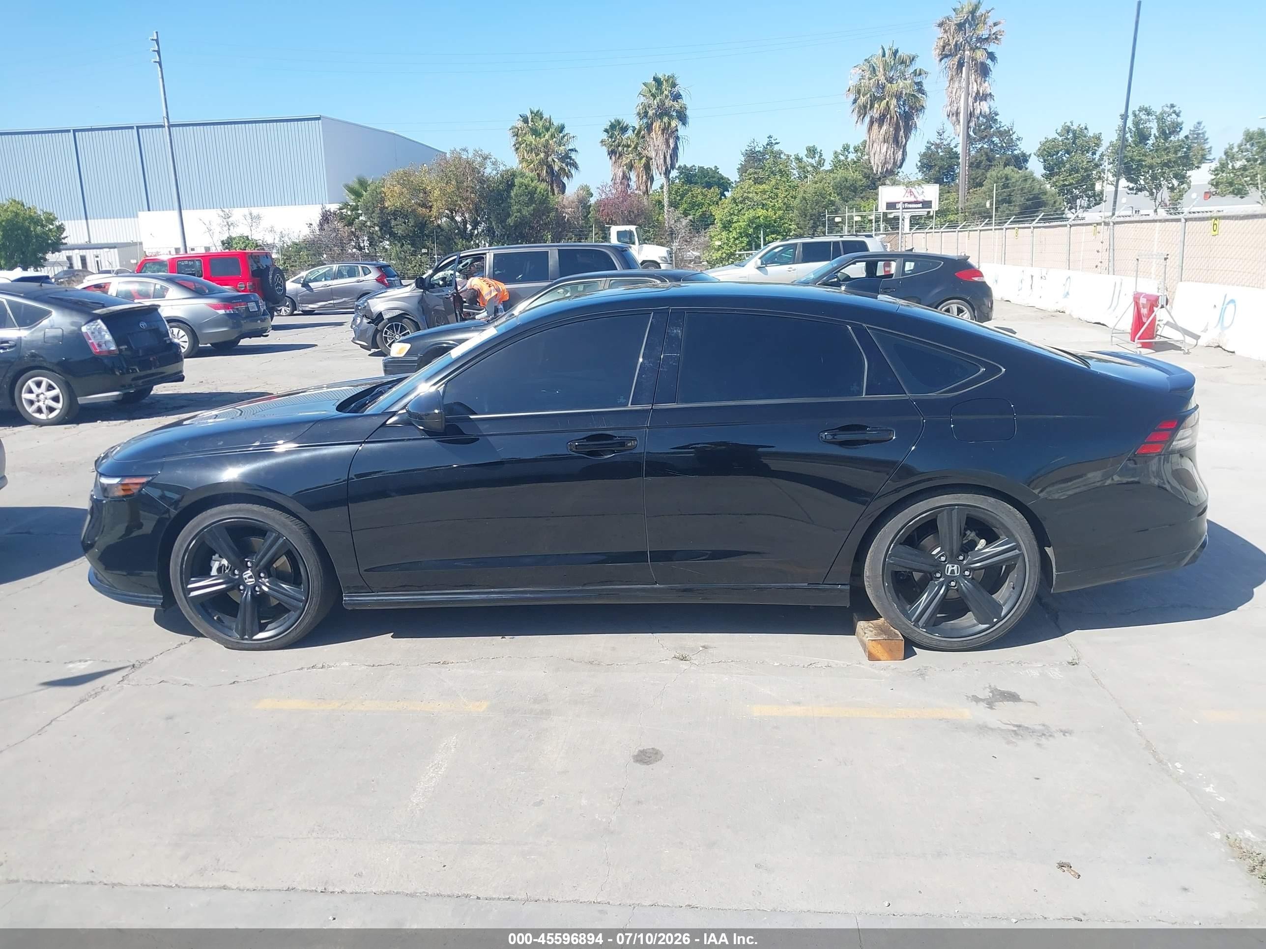 2025 Honda Accord Hybrid Sport-l Черный vin: 1HGCY2F79SA003242