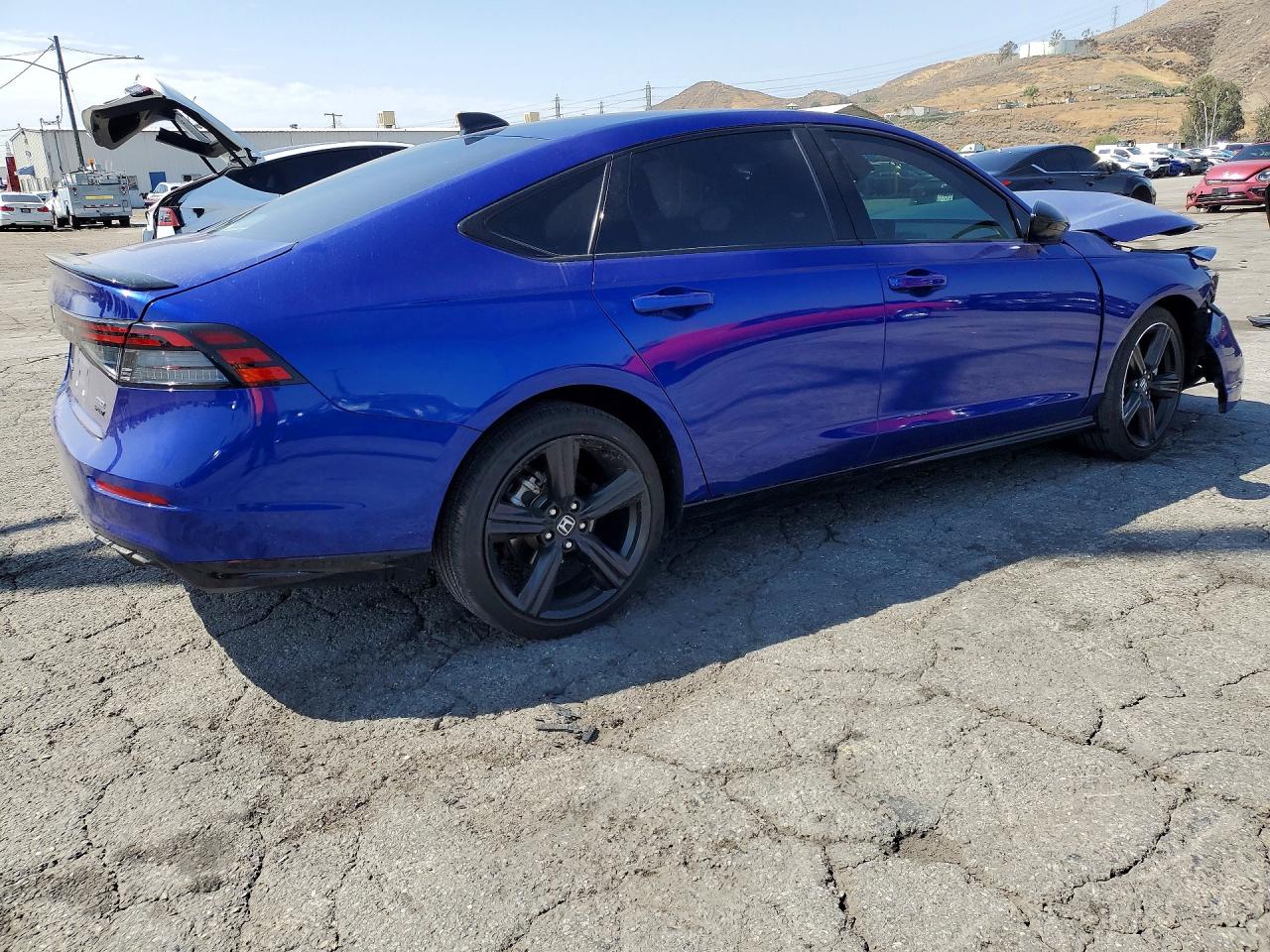 2025 Honda Accord Hybrid Sport-l Blue vin: 1HGCY2F79SA014659