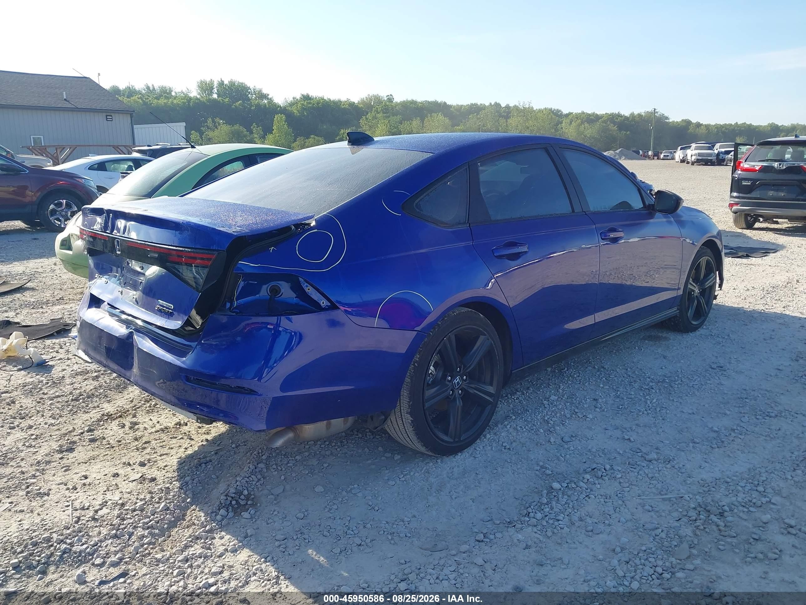 2025 Honda Accord Hybrid Sport-l Blue vin: 1HGCY2F79SA084453